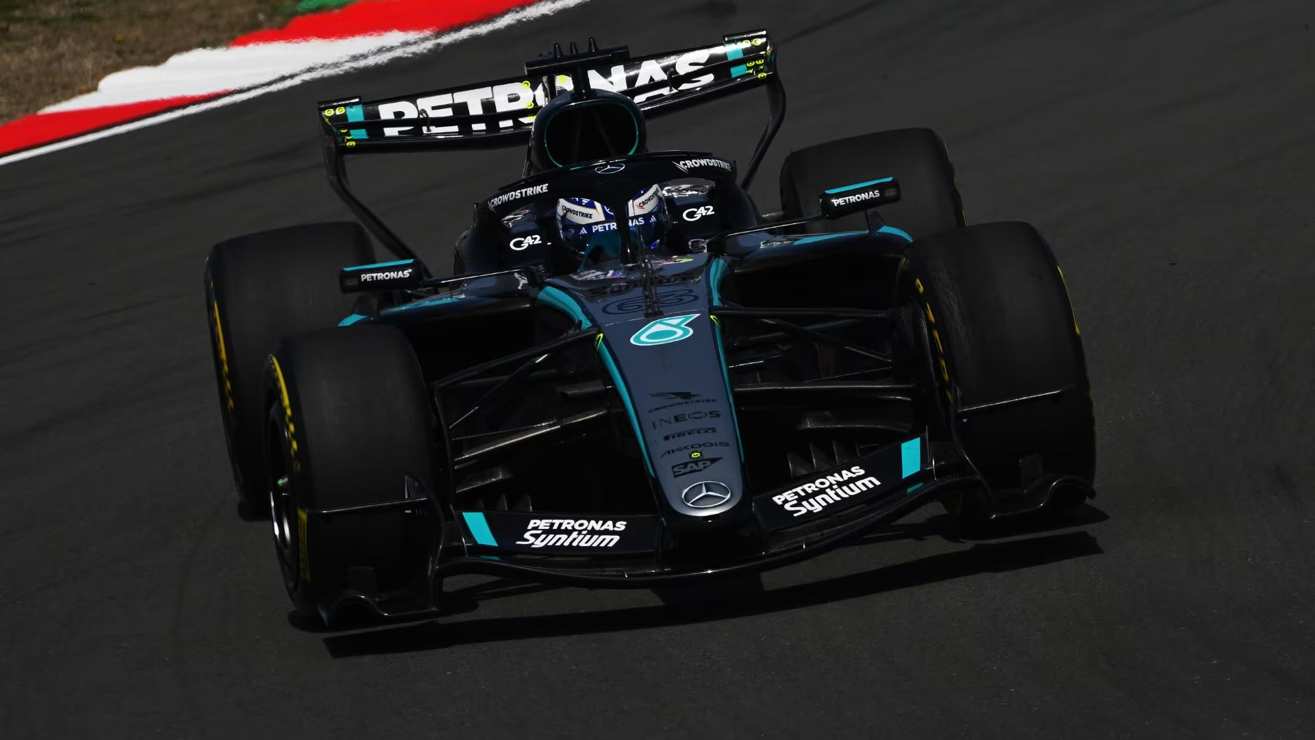 Russell Leads Mercedes 1–2 in Sole Chinese GP Practice