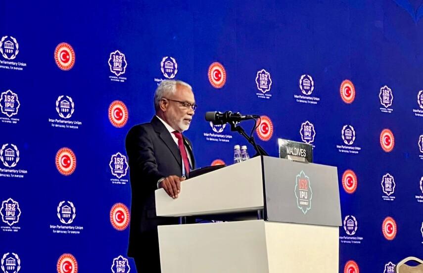 ދުނިޔޭގެ ހަމަޖެހުމަށް ޤާނޫނު ހަދާ މަޖިލިސްތަކުގެ މެދުގައި އޮންނަ ބައިނަލްއަޤްވާމީ ގުޅުން މުހިންމު - އަބްދުއްރަހީމް