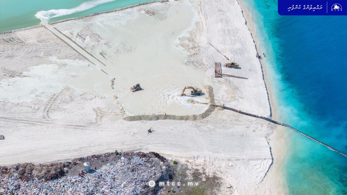 ނައިފަރު ބިން ހިއްކުމުގެ މަޝްރޫއުގެ 95 އިންސައްތަ މަސައްކަތް ނިމިއްޖެ