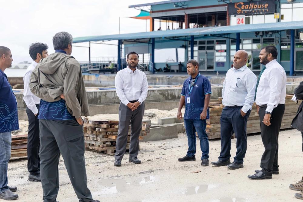 މިނިސްޓަރ މުއްޠަލިބް މާލޭގައި ކުރިއަށްދާ މަޝްރޫޢުތަކުގެ މަސައްކަތް ކުރިއަށްދާ ގޮތް ބައްލަވާލައްވައިފި