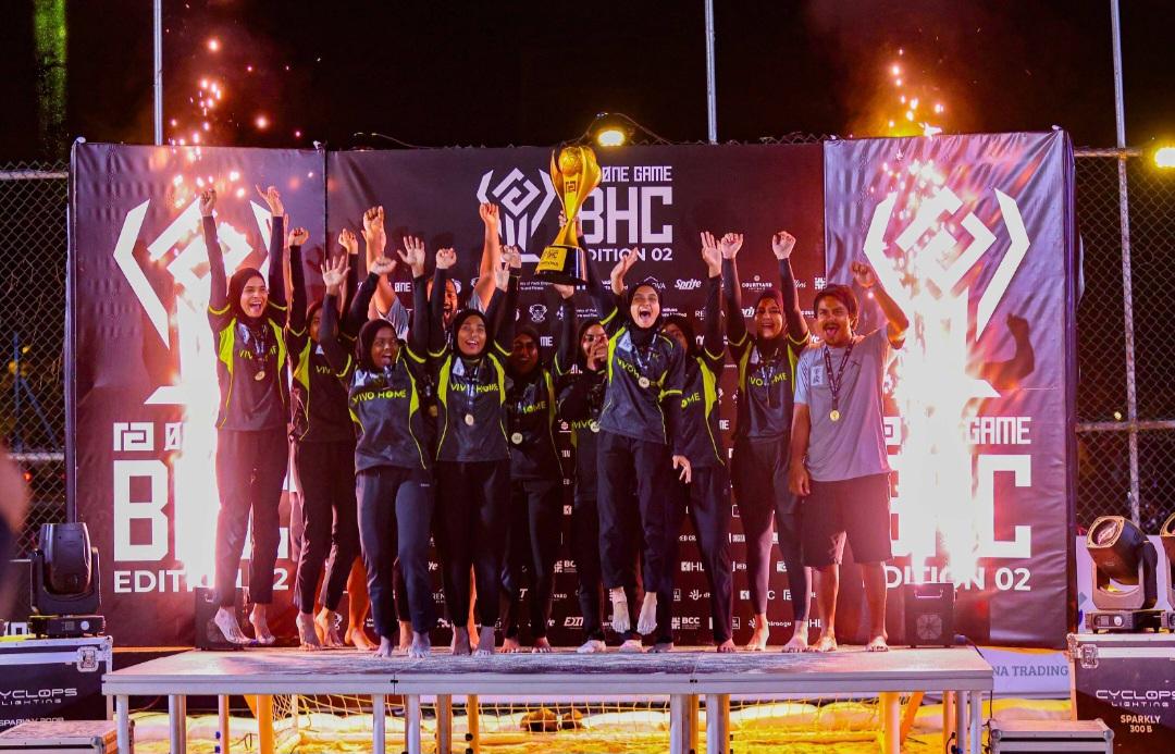 ވަން ގޭމް ބީޗް ހޭންޑްބޯޅަ ޗެމްޕިއަންޝިޕް: އަންހެން ޑިވިޝަންގެ ޗެމްޕިއަންކަން ޒެފާރސް އިން ހޯދައިފި