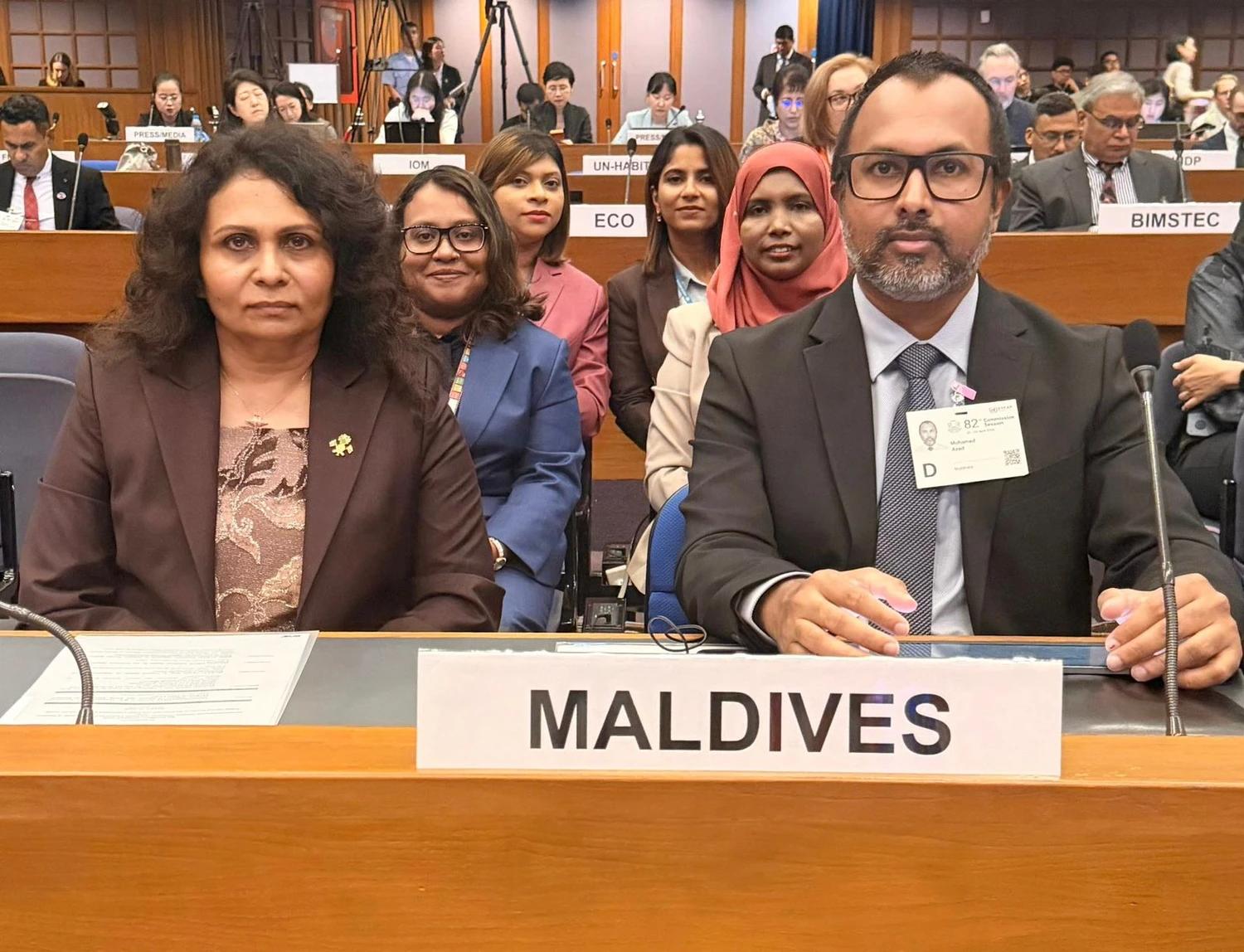 އެސްކެޕްގެ 82 ވަނަ ސެޝަންގައި ދިވެހިރާއްޖެއިން ބައިވެރިވެއްޖެ