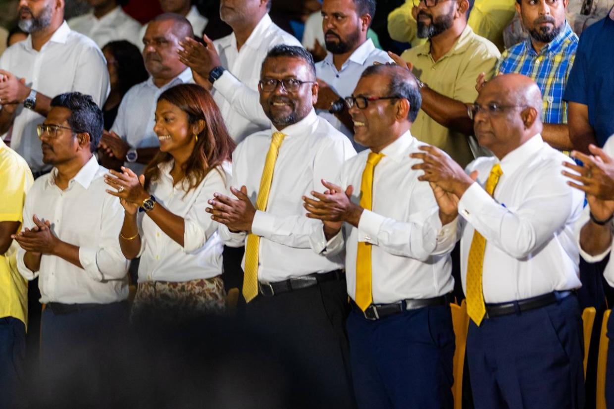 ރިޔާސީ ޕްރައިމެރީގައި ނަޝީދުގެ ތާއީދު ފައްޔާޒުއަށް: ނަޝީދު އެމްޑީޕީގެ ޗެއާޕާސަންކަމަށް ވާދަކުރައްވަނީ