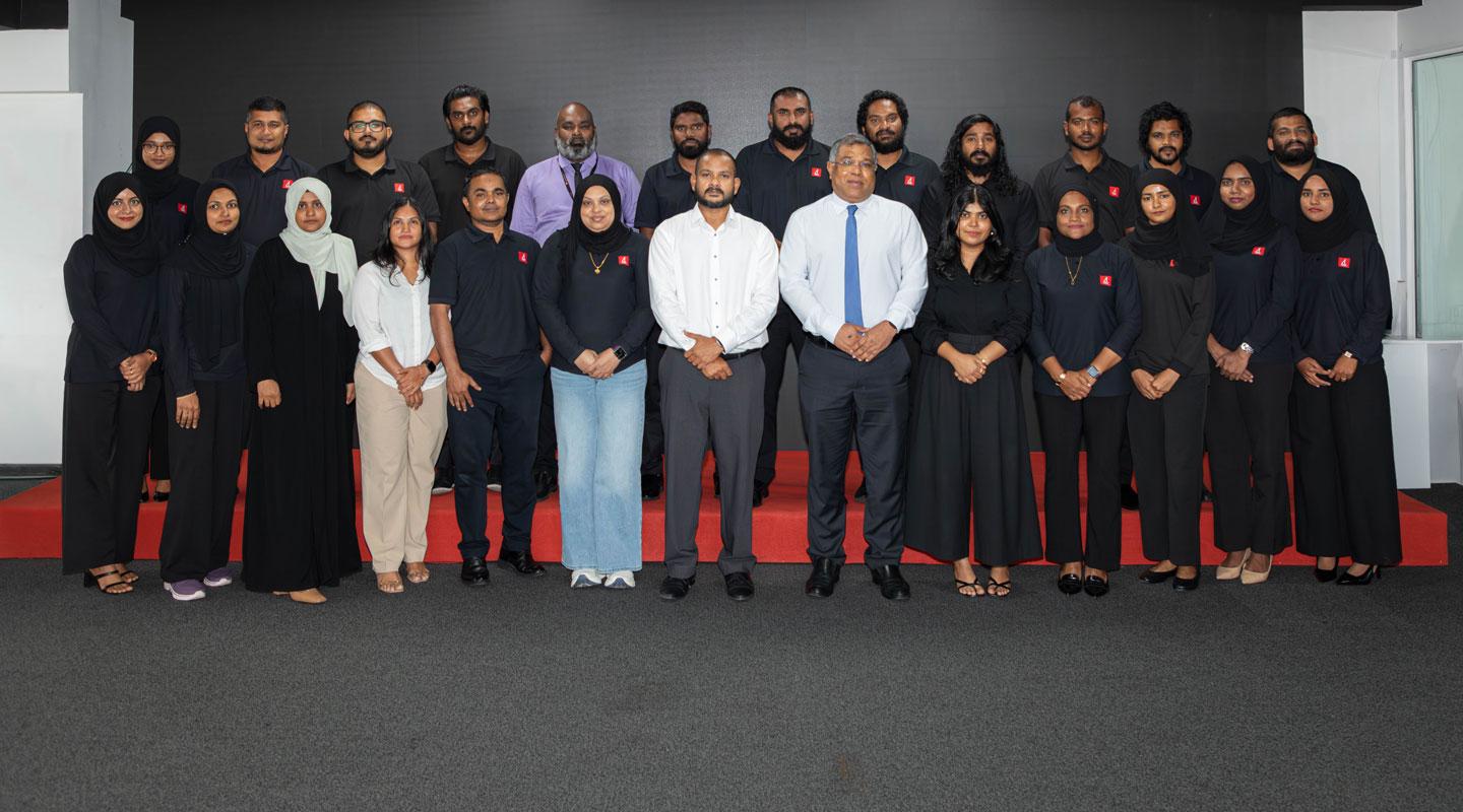 ބީއެމްއެލުން އޭ.އައި.ސީ.ބީ އާ ގުޅިގެން 30 މުވައްޒަފުންނާއެކު ޗާޓަރޑް ބޭންކަރ ޕްރޮގްރާމް ފަށައިފި