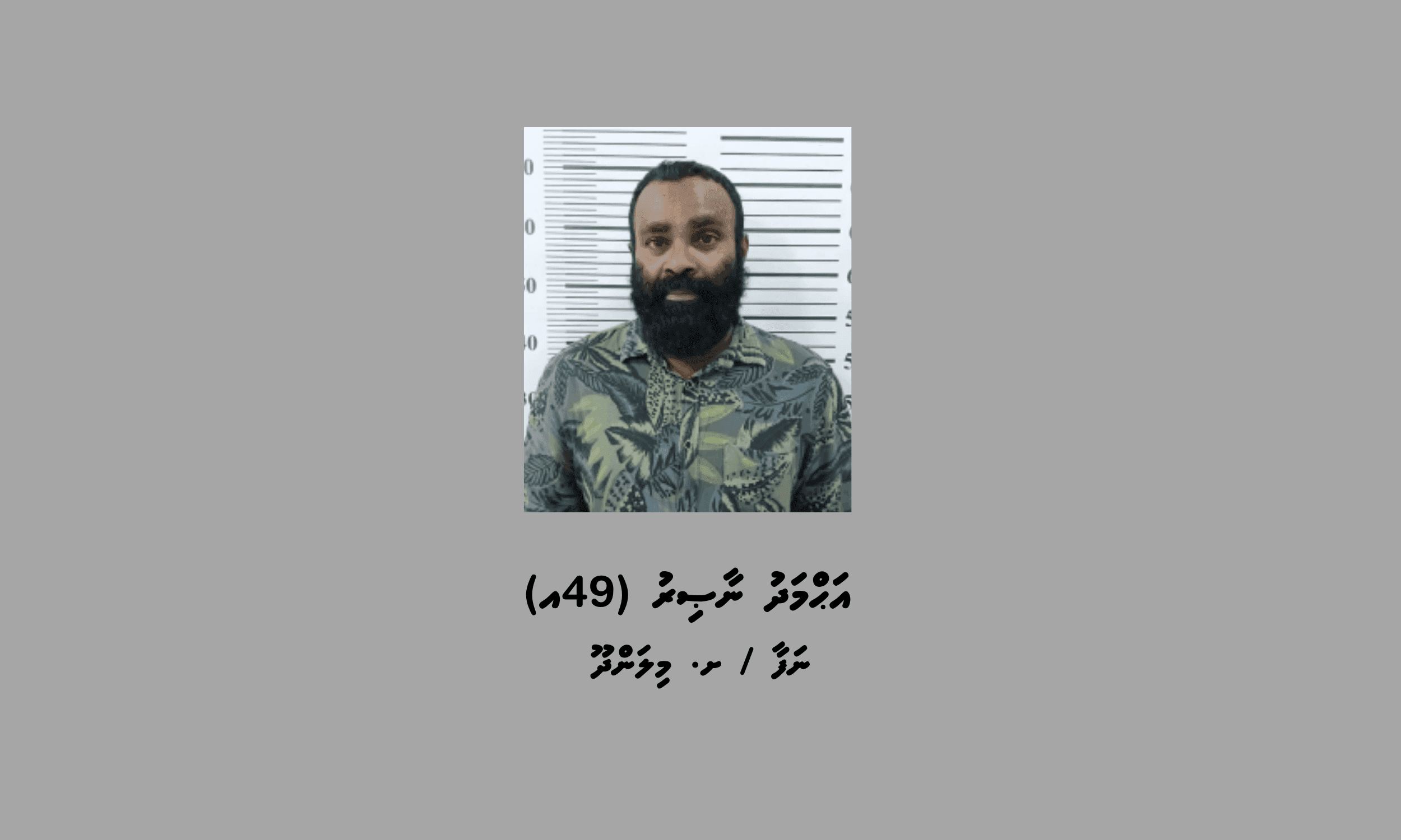 މިލަންދޫއަށް މަސްތުވާތަކެތި އެތެރެކުރަން އުޅުނުކަމުގެ ތުހުމަތުގައި މީހަކު ހައްޔަރުކޮށްފި
