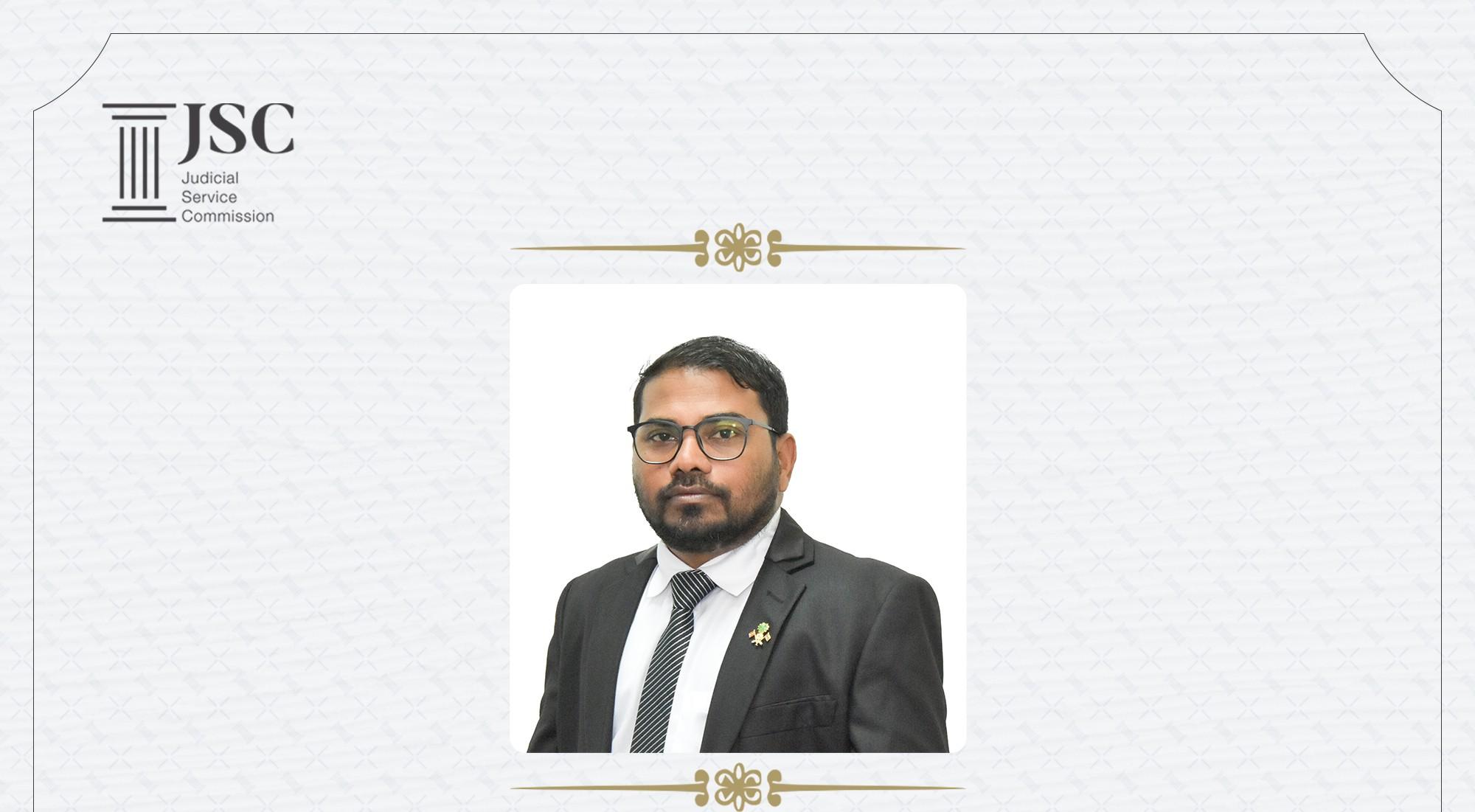 ޖޭއެސްސީގެ ނައިބު ރައީސްކަމުން ޔަޒްމީދު އިސްތިއުފާ ދެއްވައިފި