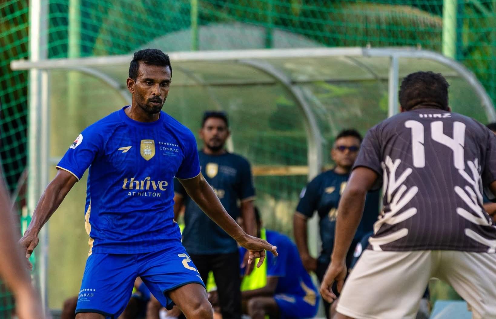 Resort league : Azeem Hat-Trick Fires Conrad to Winning Start