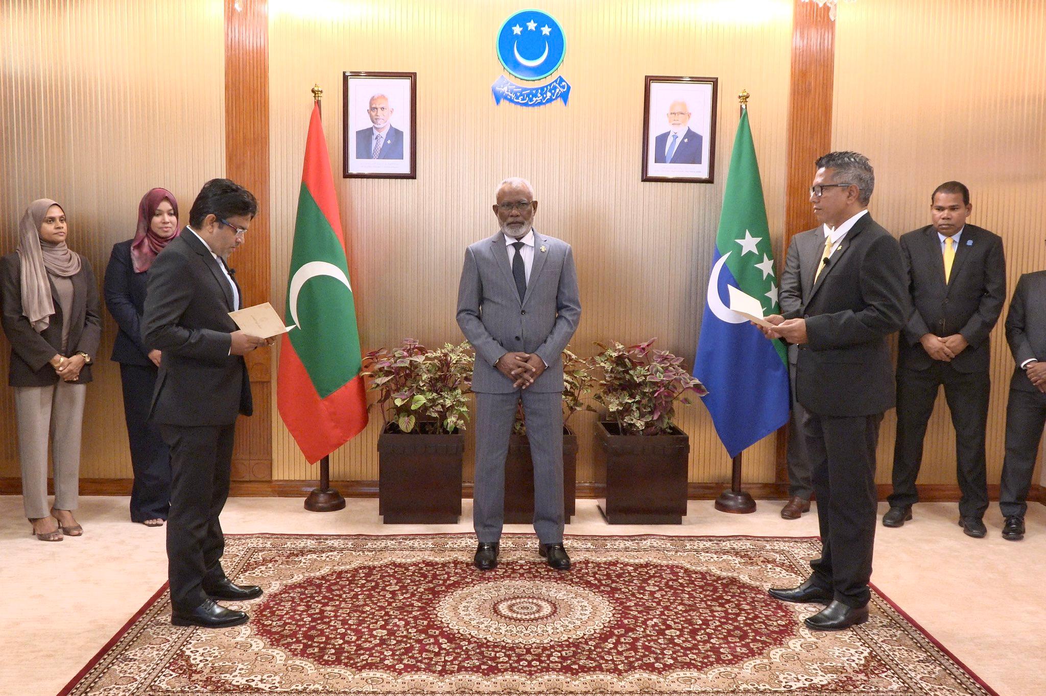 ހިތަދޫ އުތުރު ދާއިރާގެ ބައި-އިލެކްޝަން ކާމިޔާބު ކުރެއްވި ޞާދިޤު މަޤާމުގެ ހުވާ ކުރައްވައިފި