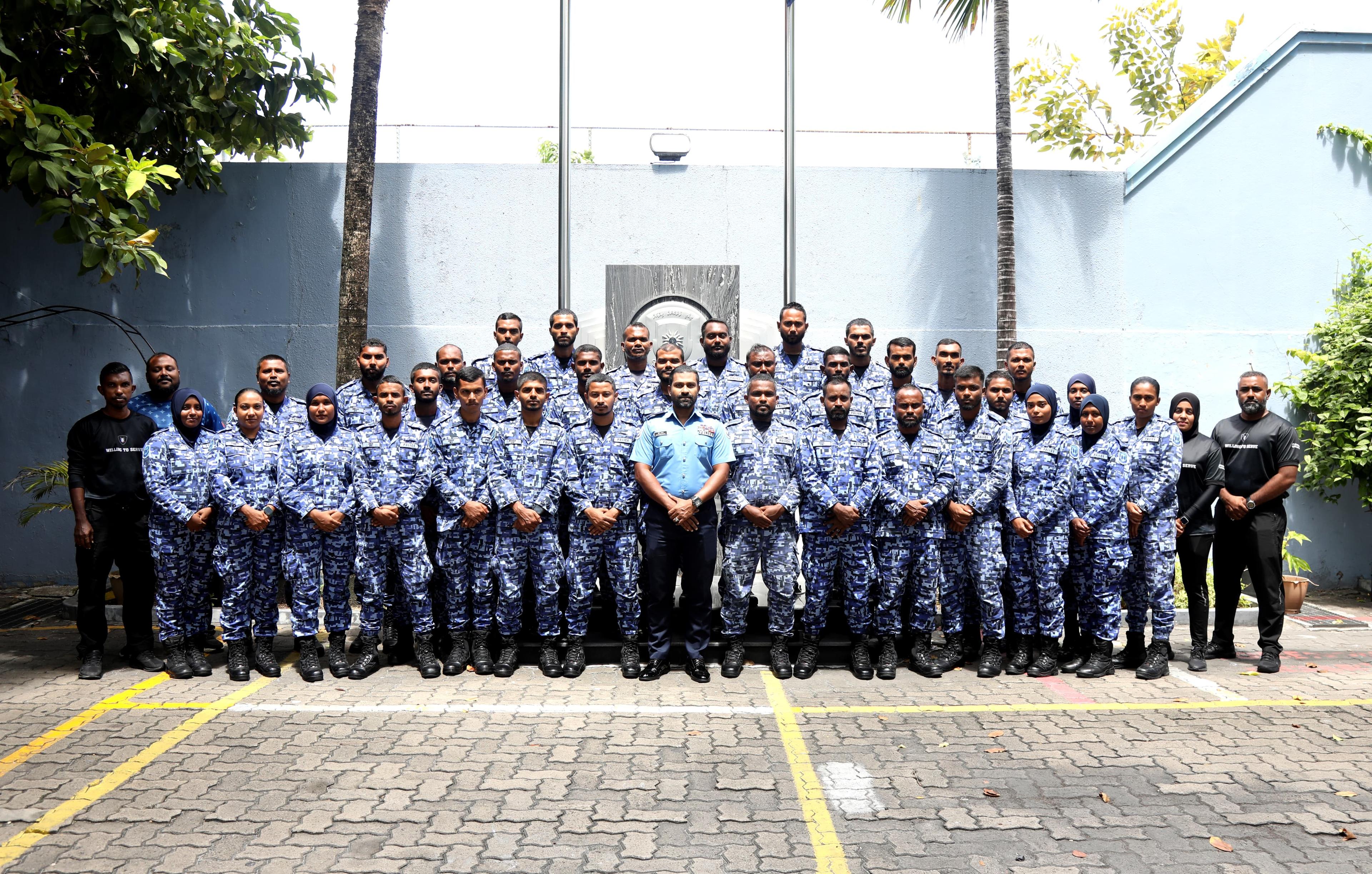 ފުލުހުންގެ އޮޕަރޭޝަނަލް ޤާބިލުކަން މަތިކުރުމަށް، "ސްޕެޝަލް އޮޕަރޭޝަން ޓްރޭނިންގ" ޕްރޮގްރާމް 34 ފުލުހުންނާއެކު ފަށައިފި