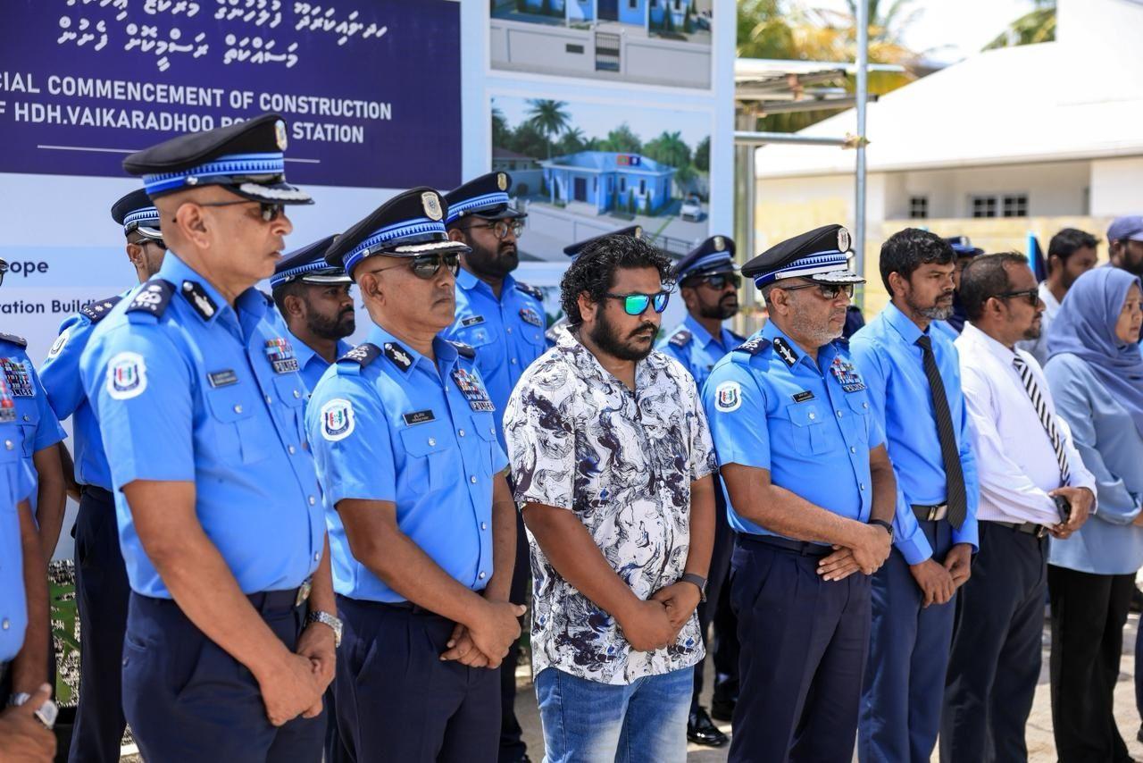 ވައިކަރަދޫ ޕޮލިސް ސްޓޭޝަނުގެ އަމަލީ މަސައްކަތް ރަސްމީކޮށް ފަށައިފި