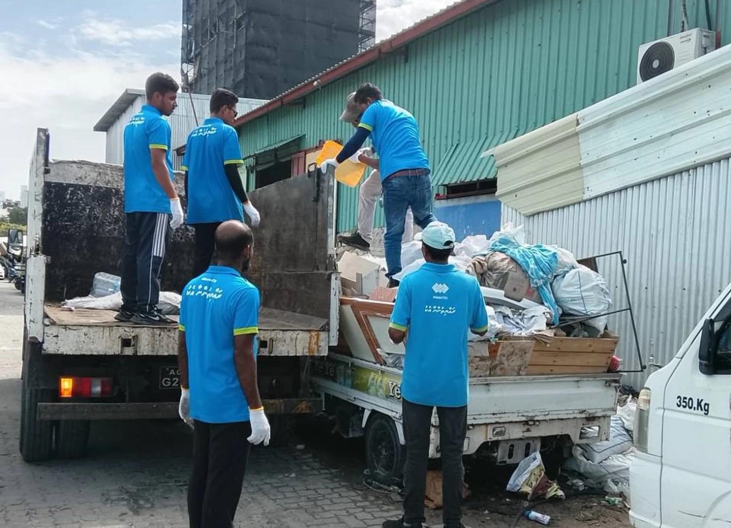 ޓީޖެޓީ ސަރަހައްދުން 19 ޓަނުގެ ކުނި ނަގައިފި