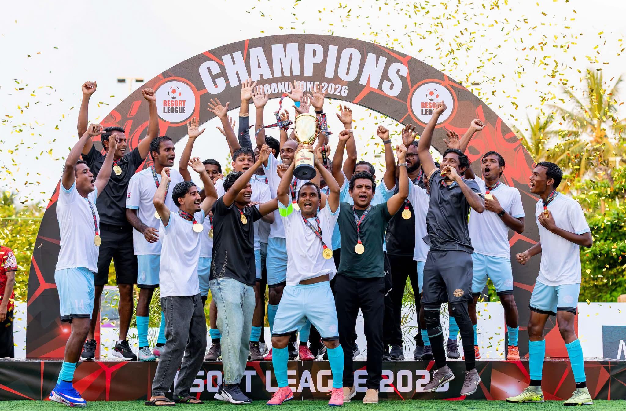 Resort League: Velaa Dethrone Soneva Jani to Win Resort League 2026 Noonu Zone Title