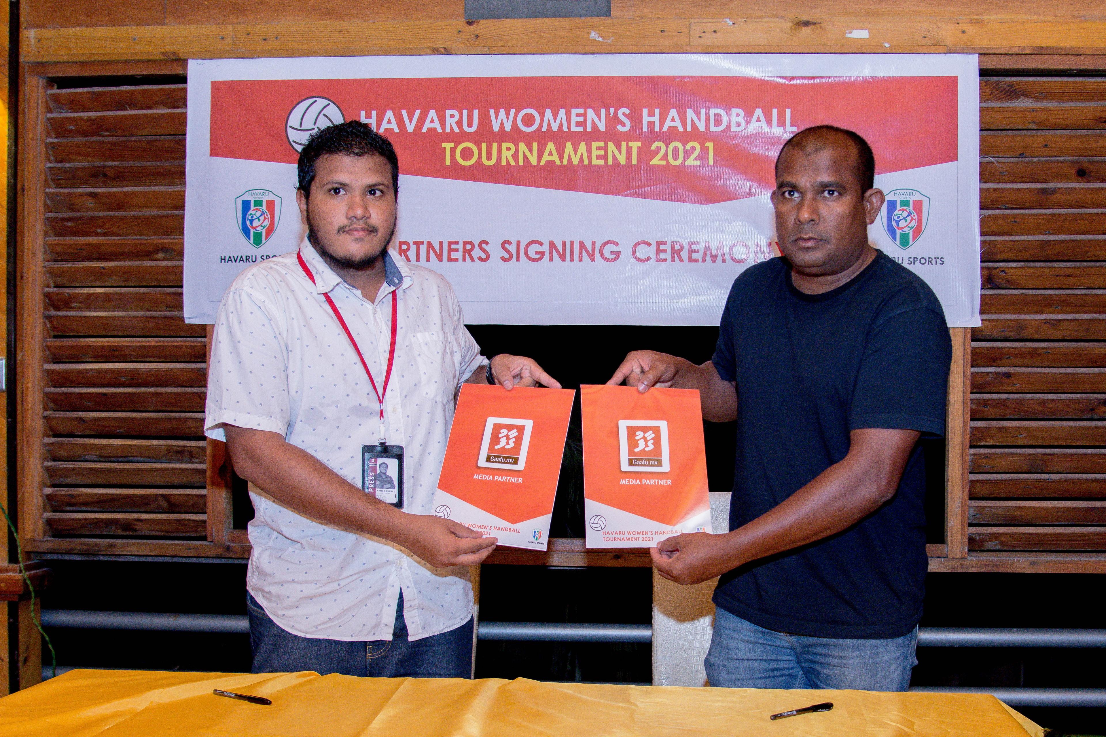 ހަވަރު ވުމެންސް ހޭންޑްބޯލް ޓޯނަމެންޓް 2021 ގެ މީޑީއާ ޕާޓްނަރަކަށް ގާފު އޮންލައިން