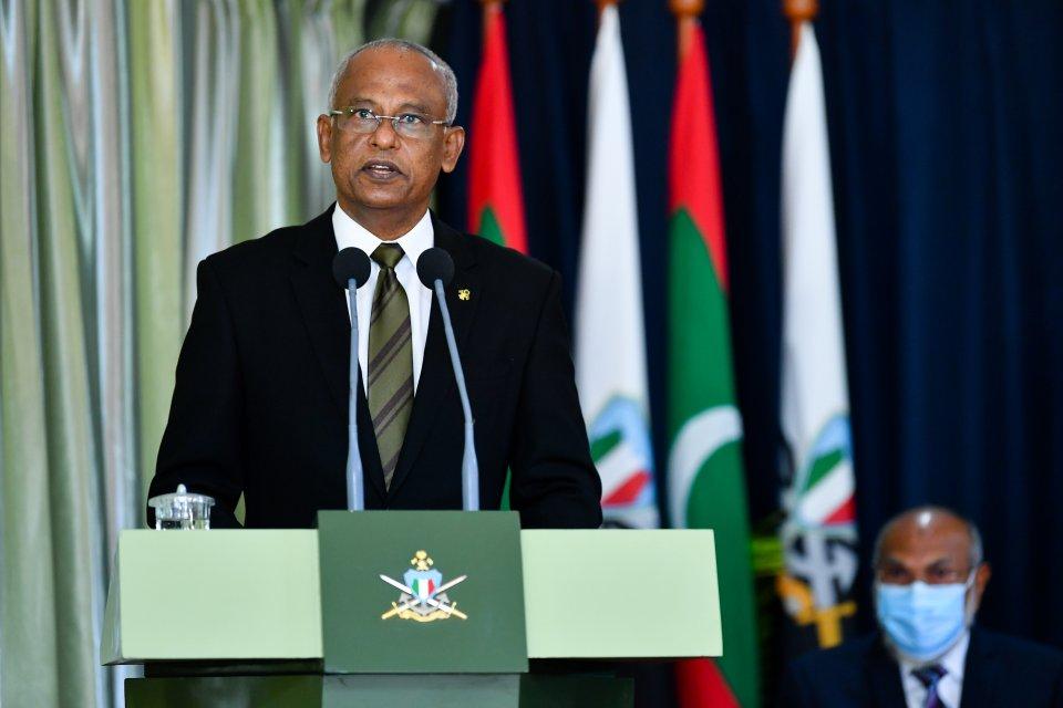 ކޮންމެ ދުވަހެއް ފެށިނިމެނީ ދިވެހި ސިފައިންގެ ފަޚުރުވެރި ޤައުމީ ޚިދުމަތުގައި: ރައީސް