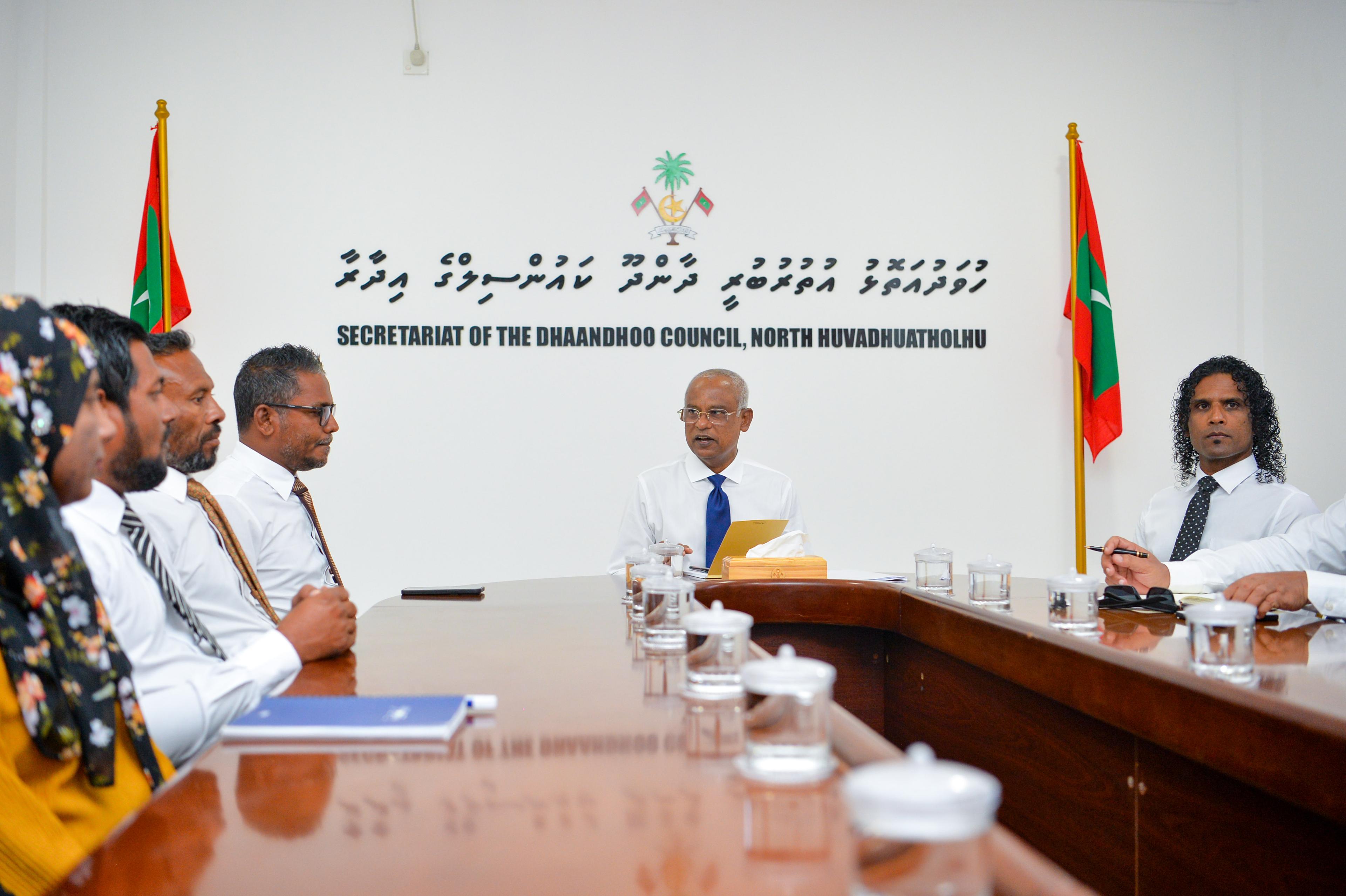 ރައީސް ގއ. ދާންދޫ ކައުންސިލާއި އ.ތ.މ ކޮމިޓީއާ ބައްދަލުކުރައްވައިފި