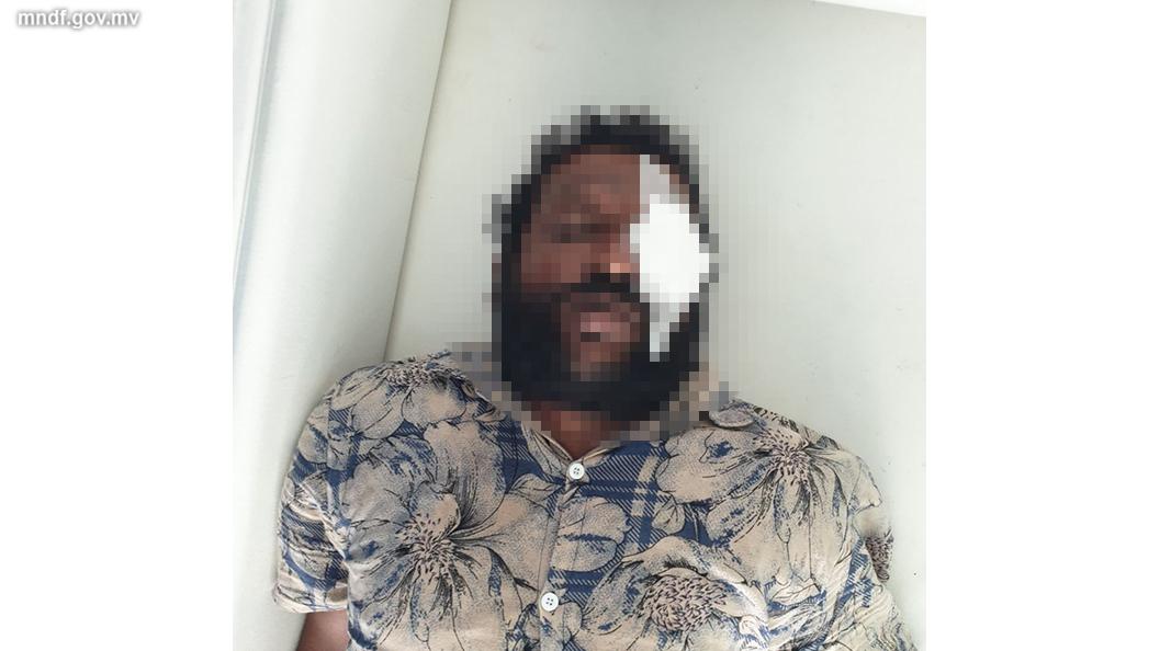 މަސްވެރިއެއްގެ ލޮލަށް ބުޅިއެއް ހެރިގެން ތިނަދޫއަށް ގެނެސްފި