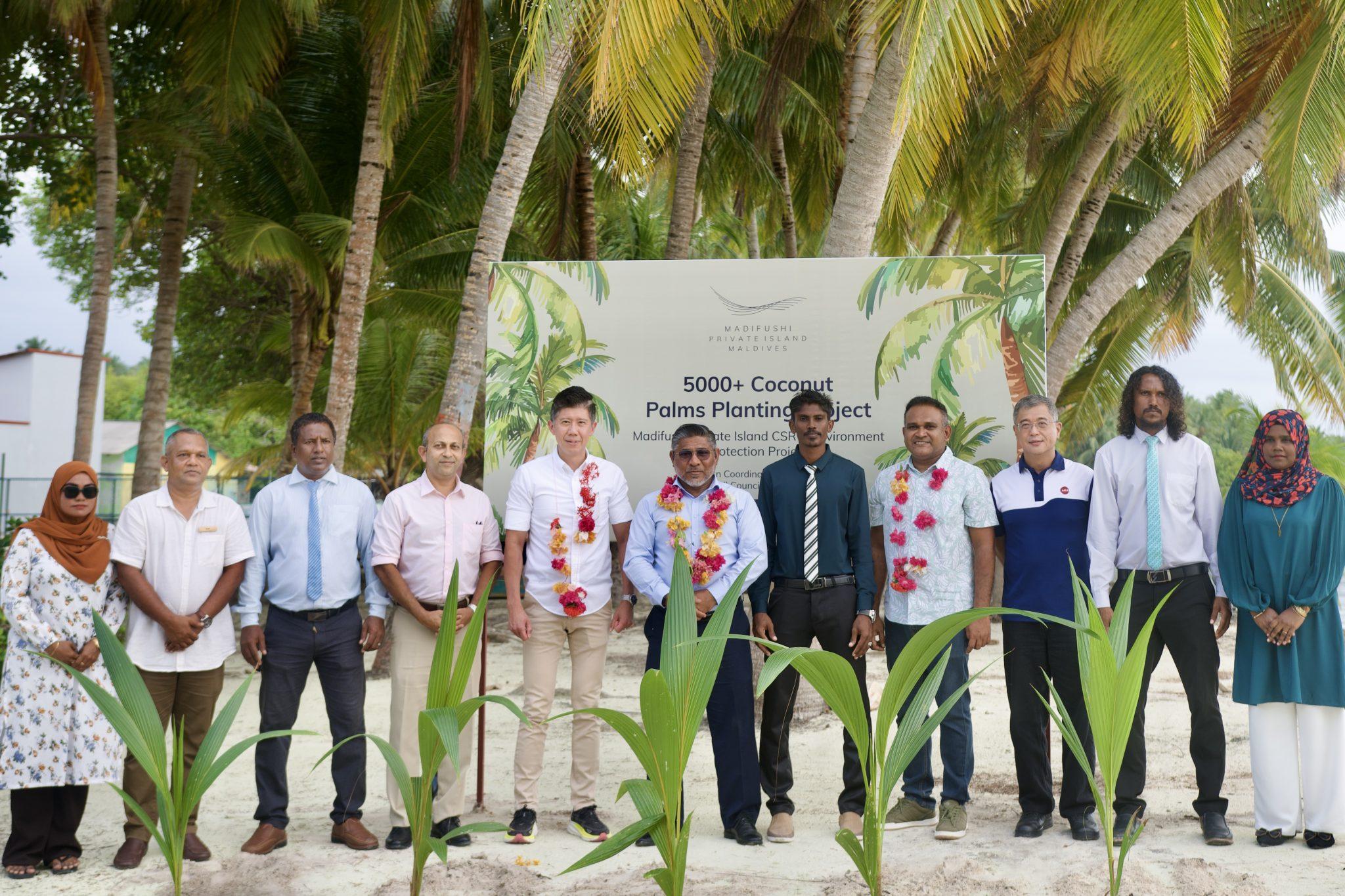 Madifushi Private Island Launches Ambitious CSR Initiative to Plant 5,000 Coconut Palms in Meemu Atoll