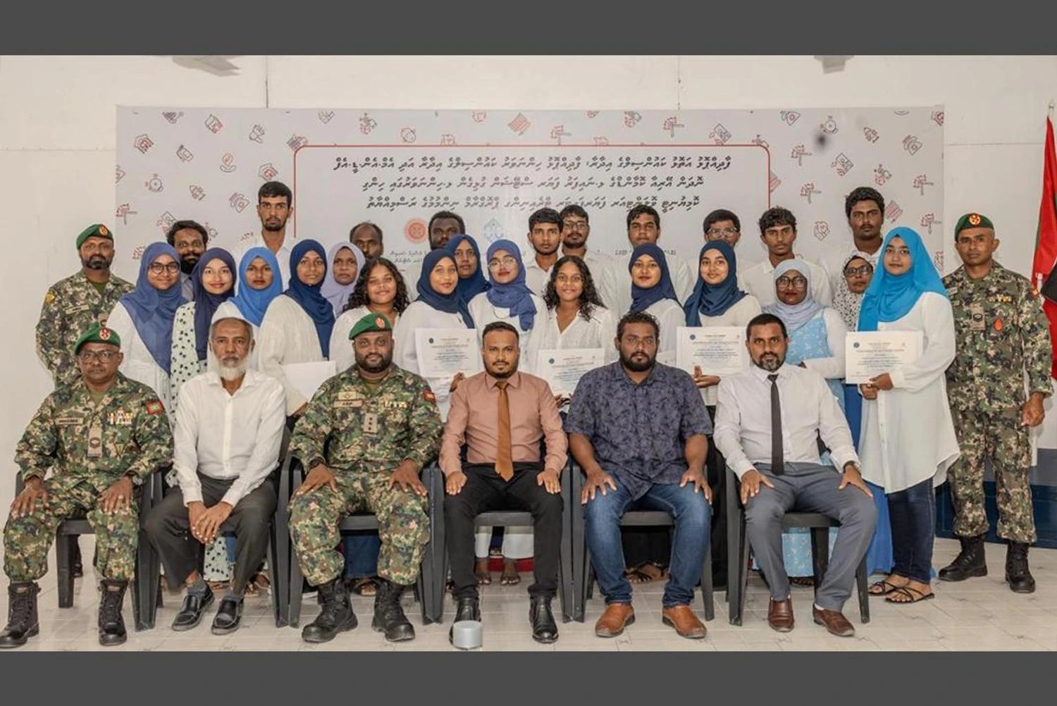 ހިންނަވަރުގައި ކޮމިއުނިޓީ ވޮލަންޓިއަރ ފަޔަރ ފައިޓަރ ޓްރެއިނިންގ ޕްރޮގްރާމެއް ކުރިޔަށް ގެންގޮސްފި