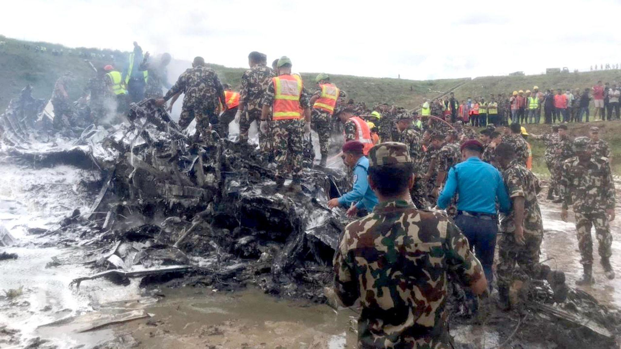 Plane crash in Nepal, several deaths