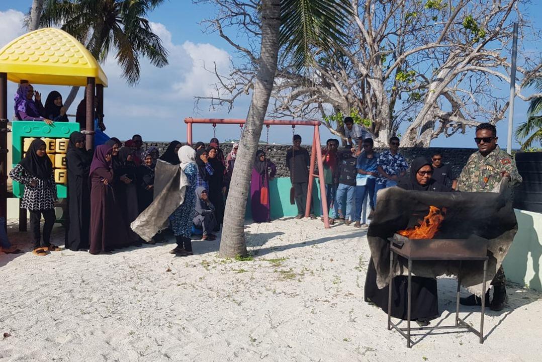 "ފަޔަރ ޕްރިވެންޝަން ވީކް 2025 " ގެ ހަރަކާތްތައް ނޮދަން އޭރިއާ ކޮމާންޑްގައި ފަށައިފި