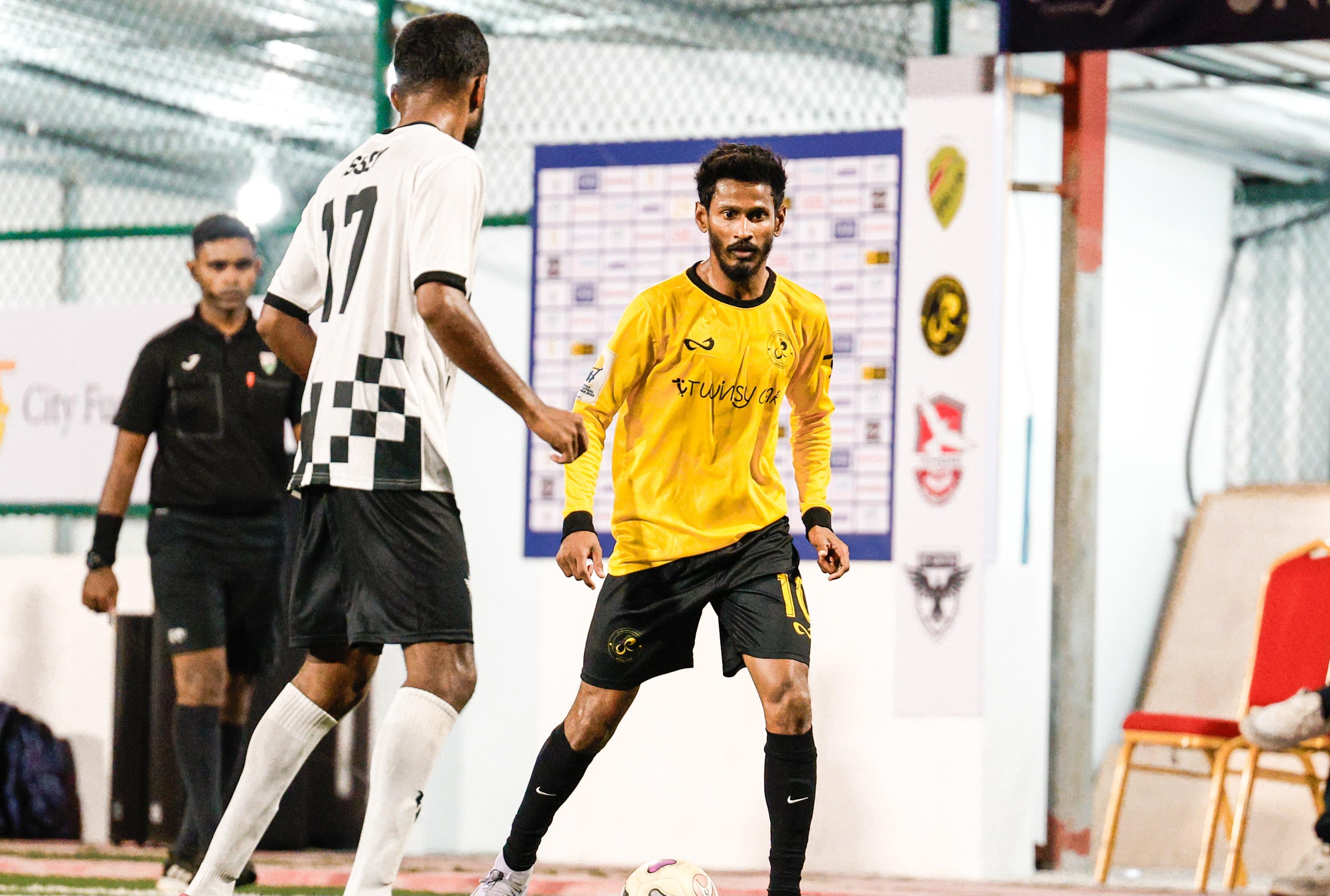 ތަފާތުބޮޑު ނަތީޖާއަކުނަ އެމްއެފް ޔުނައިޓެޑް ބަލިކޮށް ރަސްގެދަރަ އިން ސެމީފައިނަލްގެ ޖާގައެއް ކަށަވަރުކޮށްފި