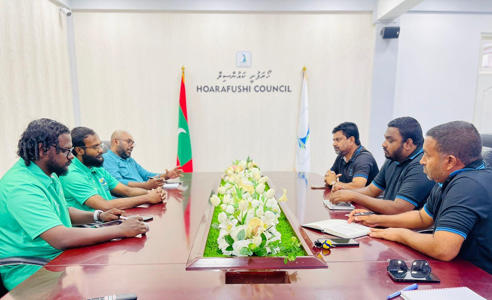 ހޯރަފުށީގައި ވެމްކޯގެ ހިދުމަތް ފެށުމަށްޓަކައި ކައުންސިލާއިއެކު ފުޅާ މަޝްވަރާތަކެއް!