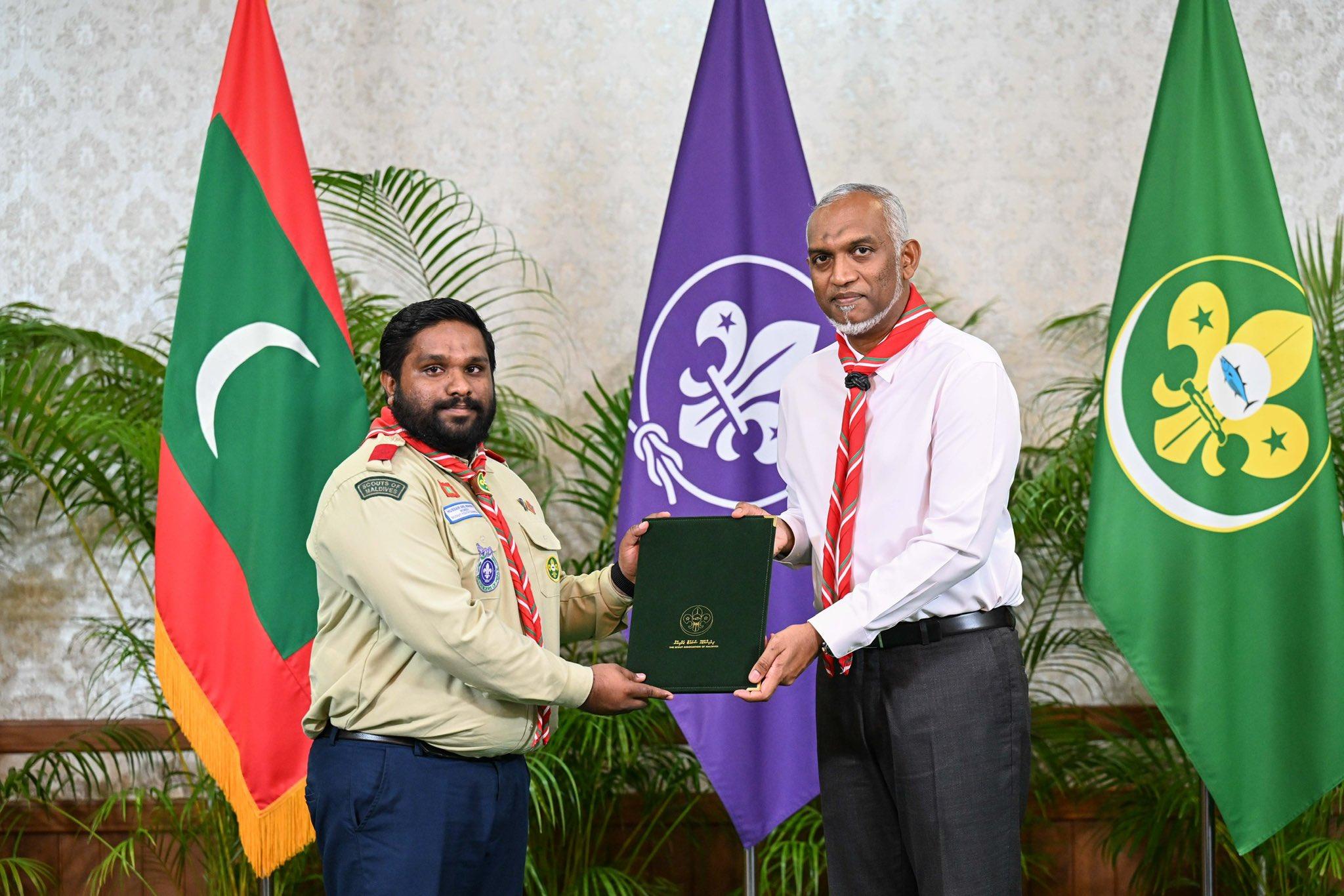 ސްކައުޓް އާއިލާއަށް ދިމާވެފައިވާ ގޮންޖެހުންތަކަށް ހައްލު ހޯއްދަވައިދެއްވާނަން - ރައީސް