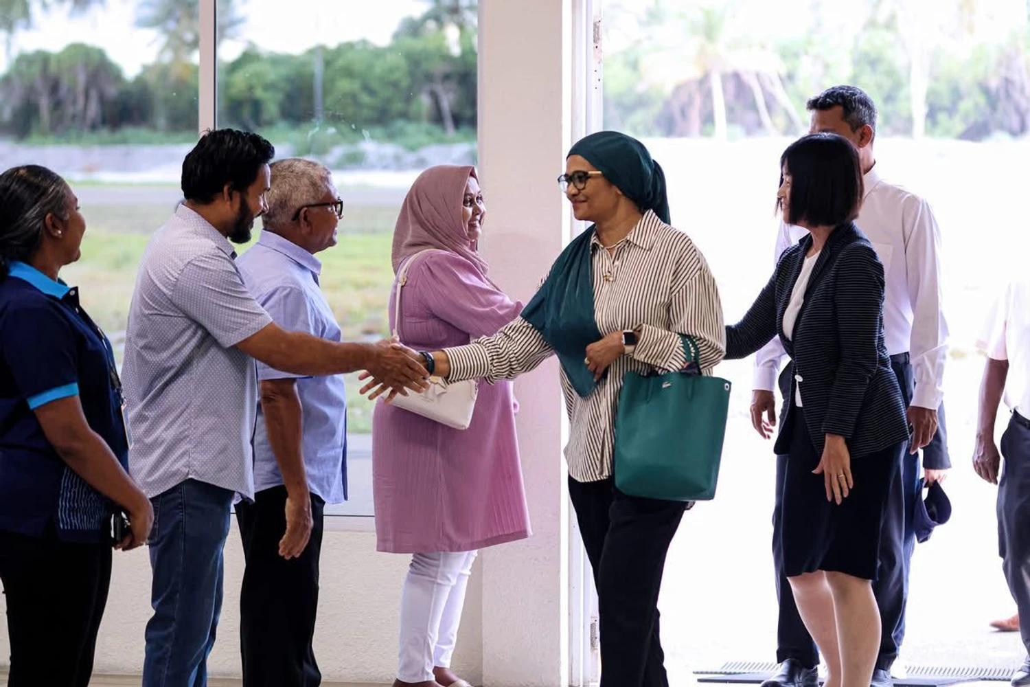 ވަޒީރު ޑރ. މާރިޔާ ރަސްމީ ދަތުރުފުޅެއްގައި ފުވައްމުލައް ސިޓީއަށް!