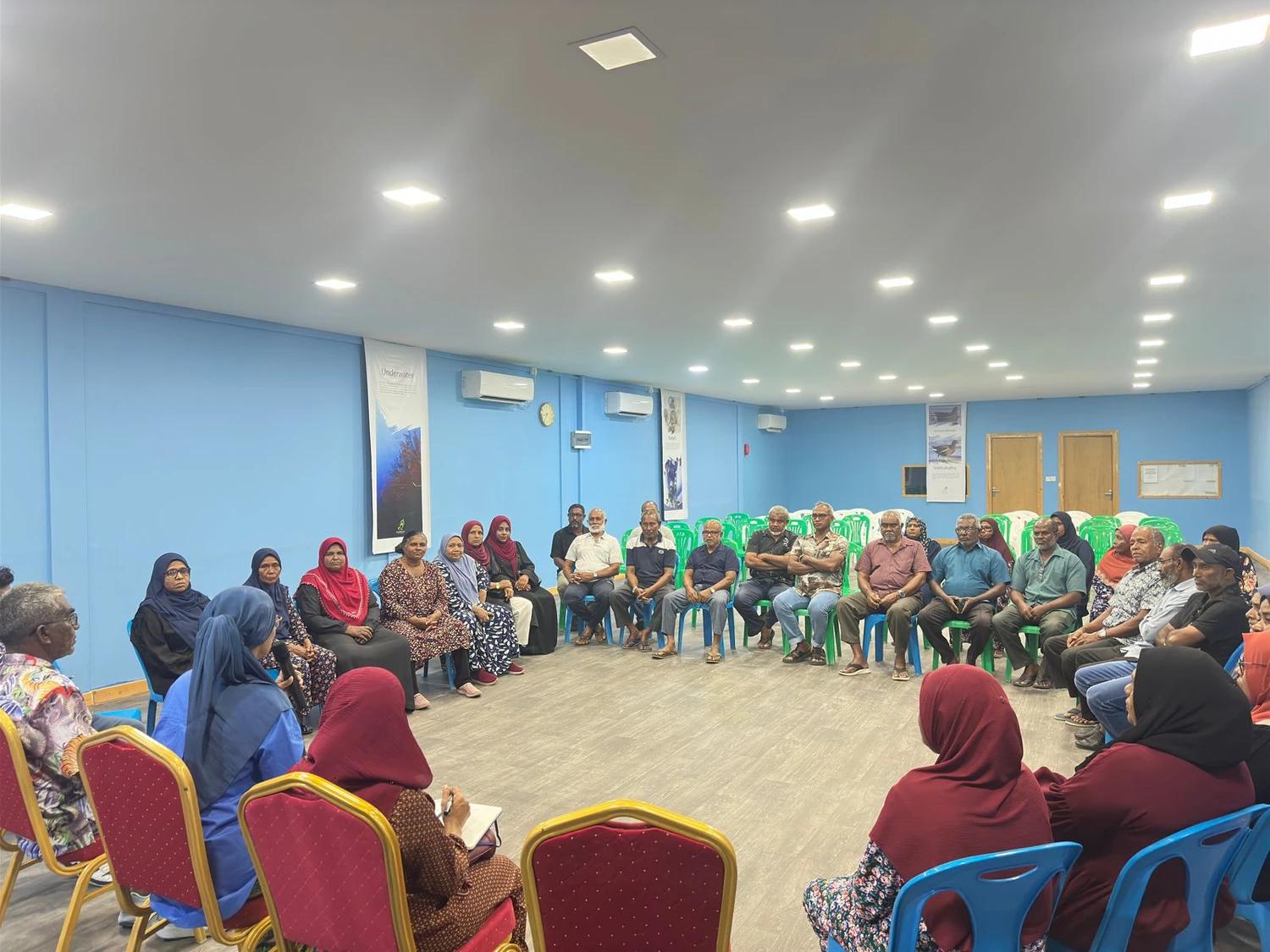 ފުވައްމުލައް ސިޓީގެ ދަނޑުވެރިންނާއި ވަޒީރު މާރިޔާ ބައްދަލު ކުރައްވައިފި