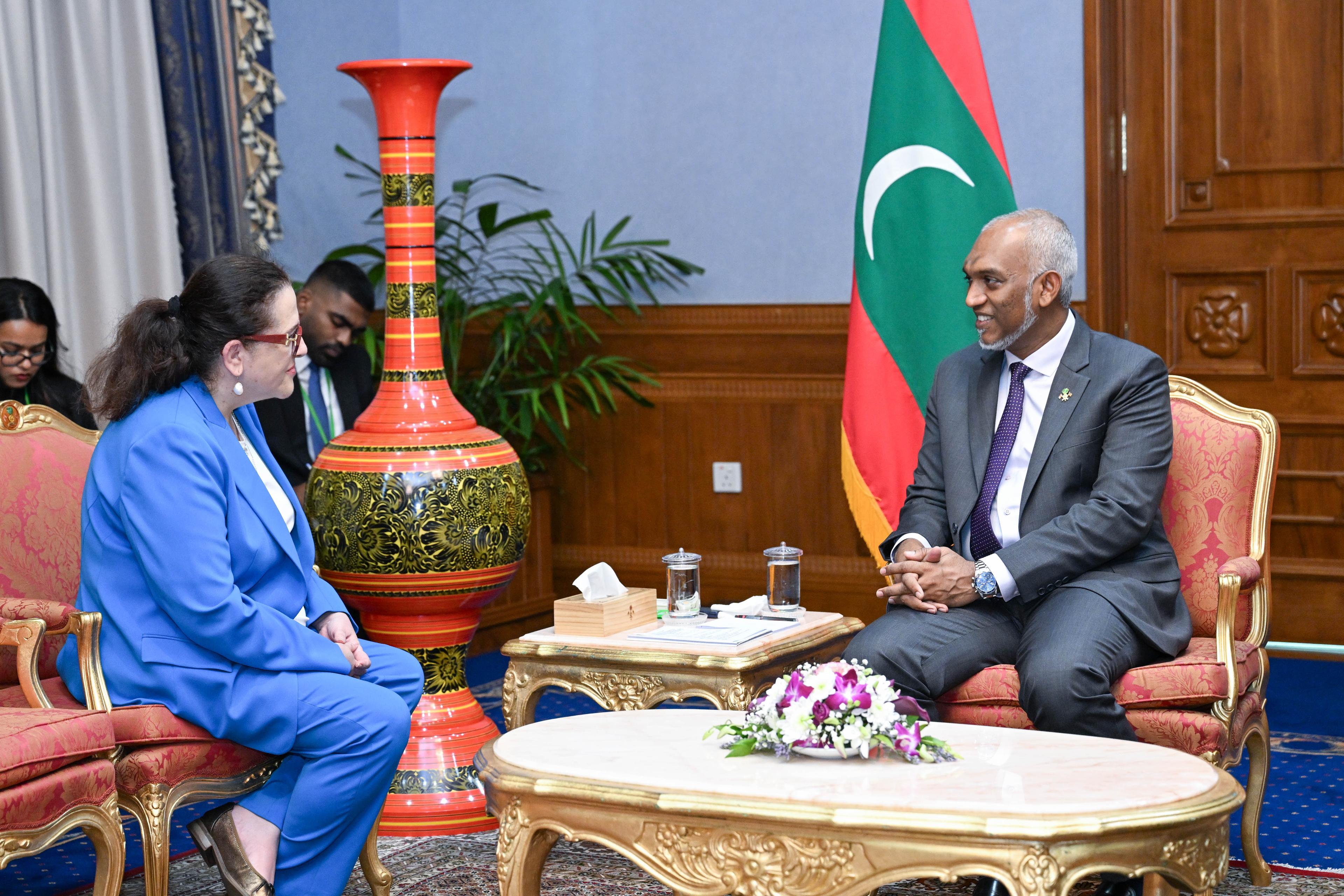 ދި ހެލެނިކް ރިޕަބްލިކްގެ އައު ސަފީރު، ރައީސަށް މަޤާމުގެ ފަތްކޮޅު އަރުވައިފި
