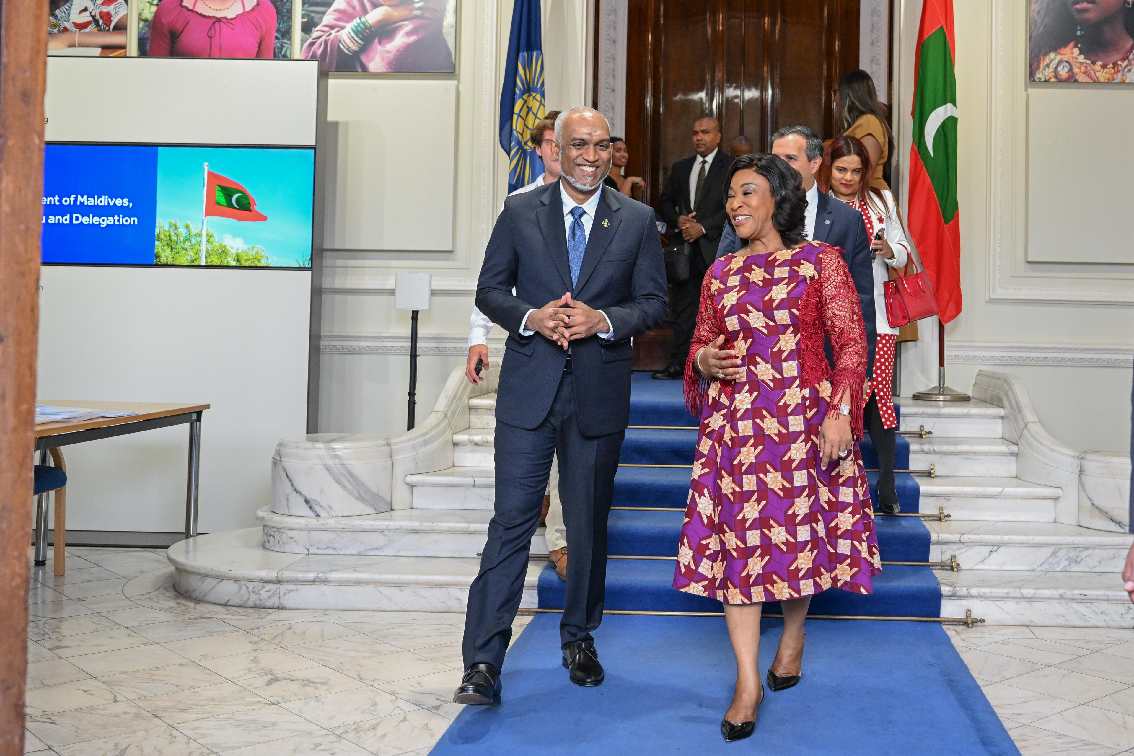 ކޮމަންވެލްތުގެ ސެކްރެޓަރީ ޖެނެރަލާ ރައީސް މުއިއްޒު ބައްދަލުކުރައްވައިފި