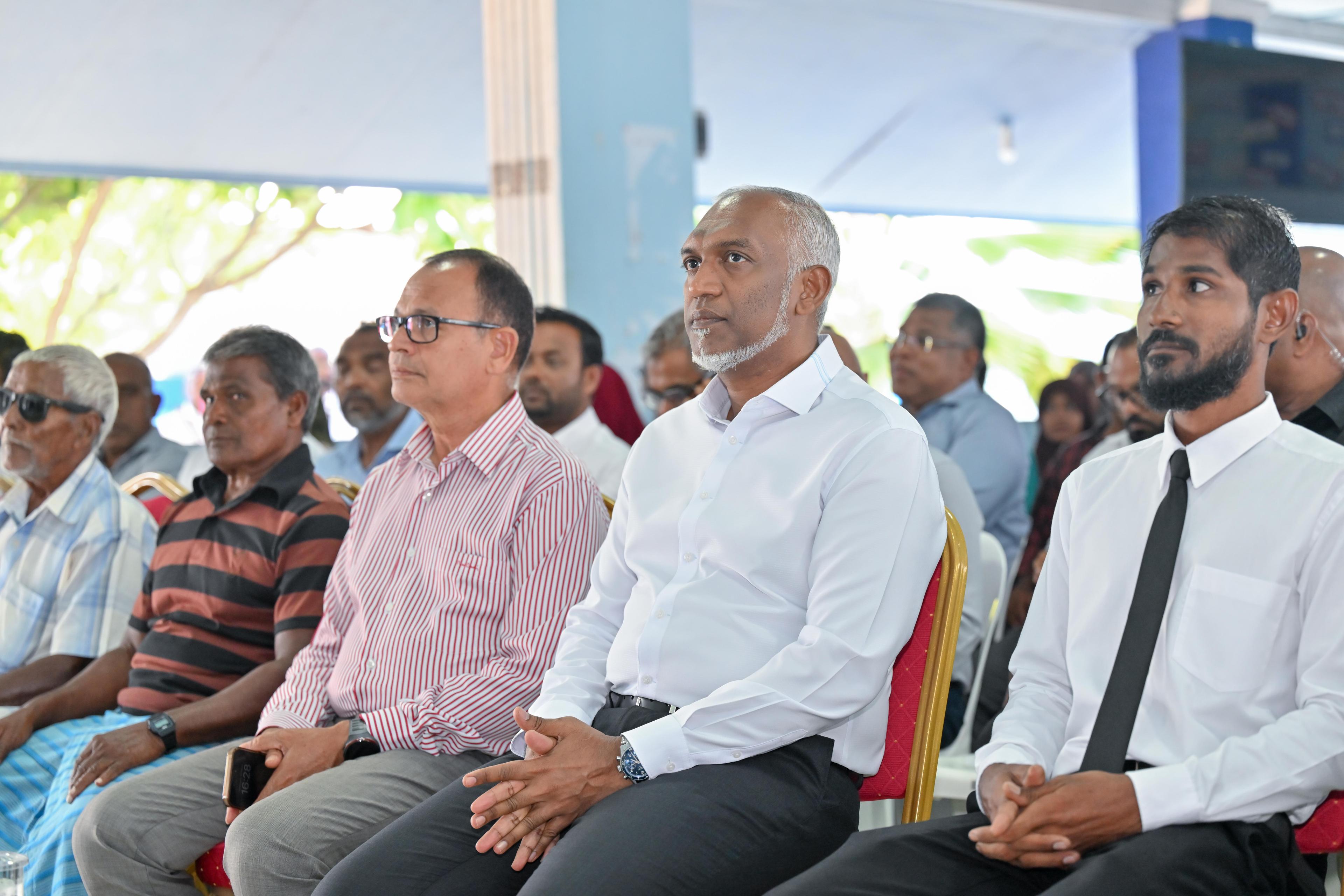ބަނދަރު މަޝްރޫއުއާއިއެކު ދޮންފަނުގެ ރައްޔިތުންނަށް މޫދަށް އެރޭނެ ސަރަހައްދެއްވެސް ތަރައްޤީކުރެވިގެންދާނެ - ރައީސް