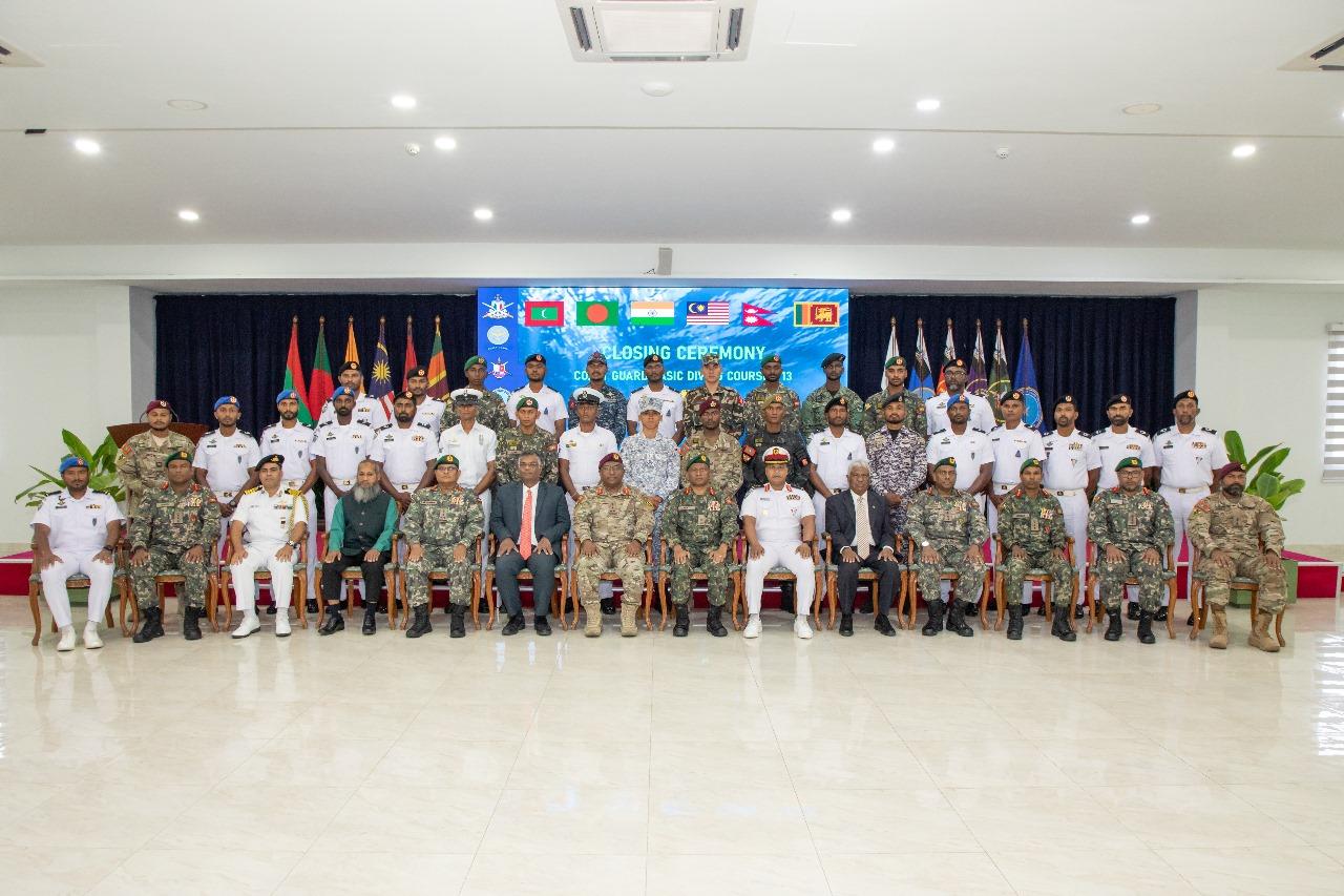 އެމްއެންޑީއެފް ކޯސްޓްގާޑު 13ވަނަ ބޭސިކް ޑައިވިންގ ކޯހުގެ ދަސްވެނިވުމުގެ ރަސްމިއްޔާތު ބާއްވައިފި