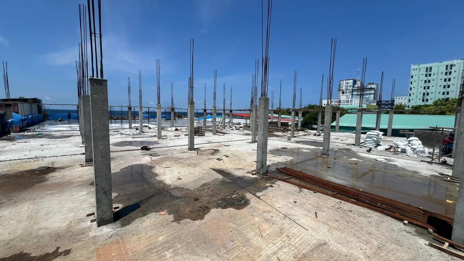  މާލެ ސިޓި ކައުންސިލްގެ އައު ޢިމާރާތުގެ ކޮންކްރިޓް މަސައްކަތުގެ 75 އިންސައްތަ މަސައްކަތް ނިމިއްޖެ