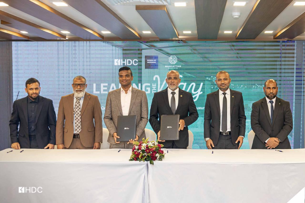މީޑިއާ ވިލެޖް ހިމެނޭ ހޮޓެލް އިމާރާތުގެ މަސައްކަތް 'ވޯރލްޑް އޮފް ބިޒްނަސް"އާ ހަވާލުކޮށް އެއްބަސްވުމުގައި ސޮއިކޮށްފި