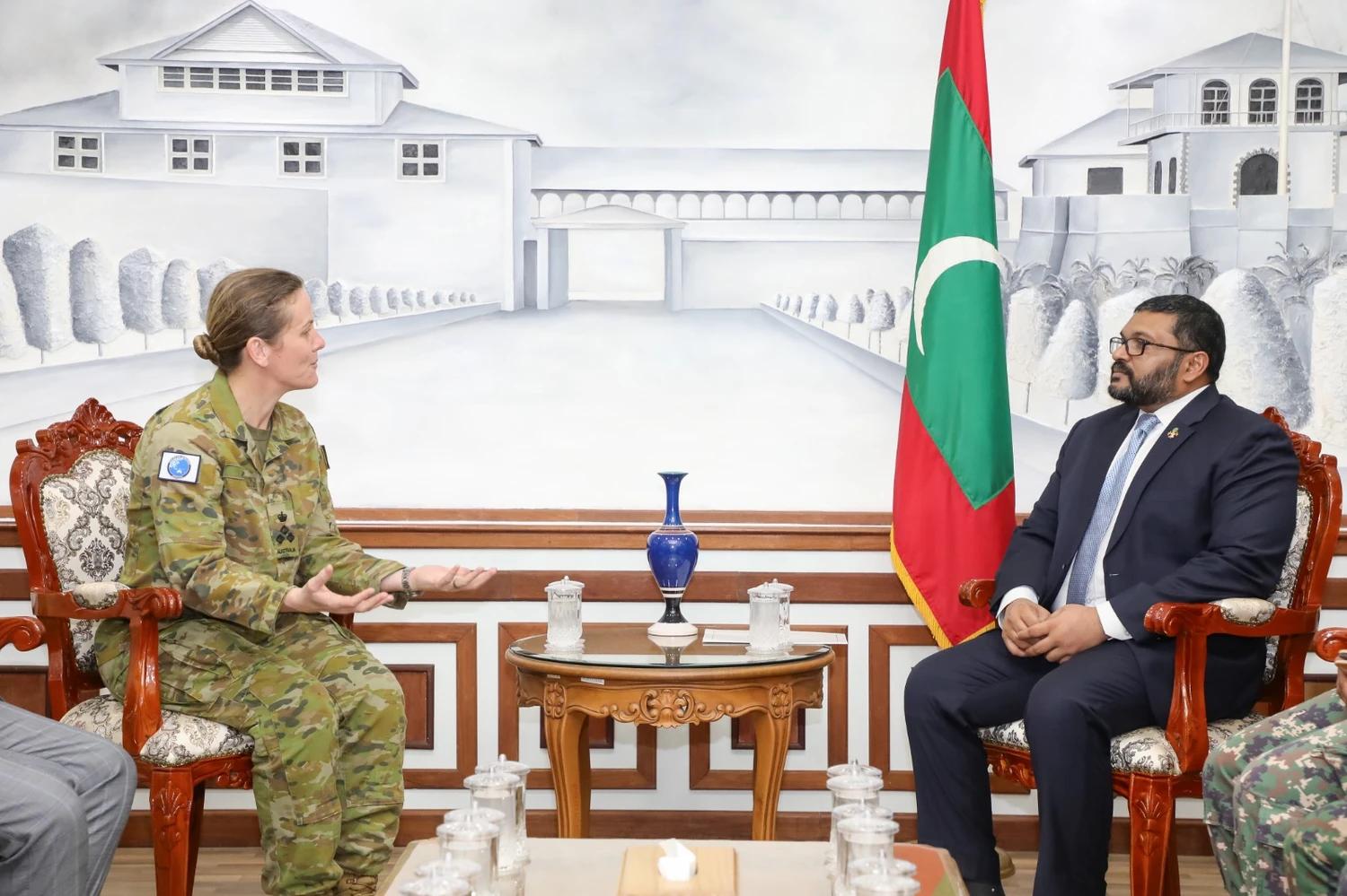 އޮސްޓްރޭލިއާގެ އިންޑޯ-ޕެސިފިކް އެންޑެވަރގެ ކޮމާންޑަރ ދިފާޢީ ވަޒީރާ ބައްދަލުކުރައްވައިފި