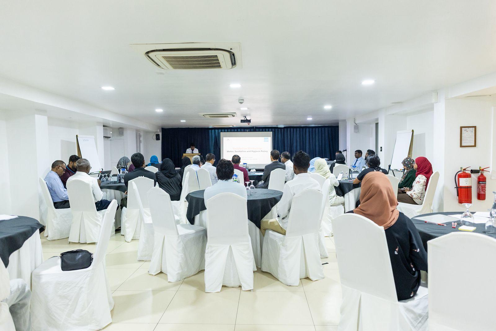  ނޭޝަނަލް ވޯޓަރ، ސެނިޓޭޝަން އެންޑް ހައިޖީން ޕޮލިސީ ވެލިޑޭޓްކުރުމަށް ވޯކްޝޮޕެއް ބާއްވައިފި