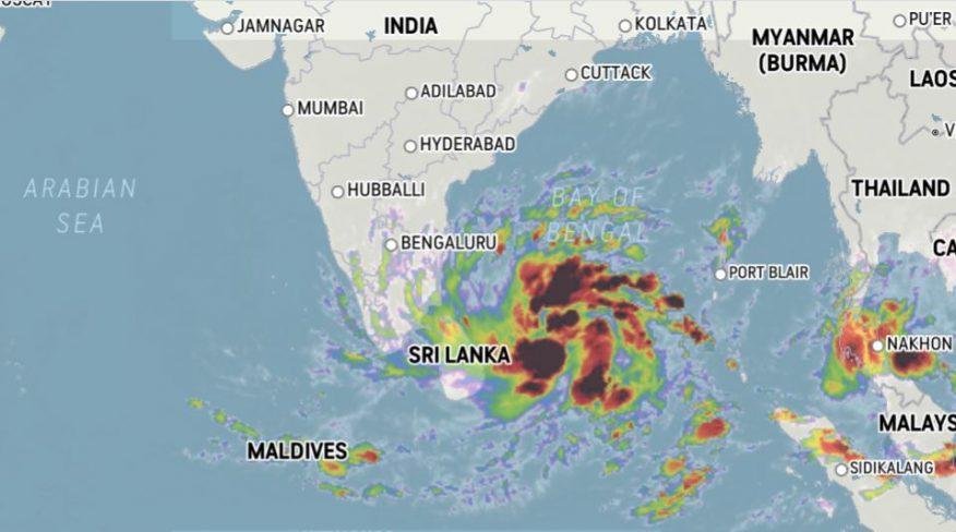 ތޫފާން ގެ އަސަރު މިއަދު ރާއްޖެއަށް ކުރަން ފަށާނެ