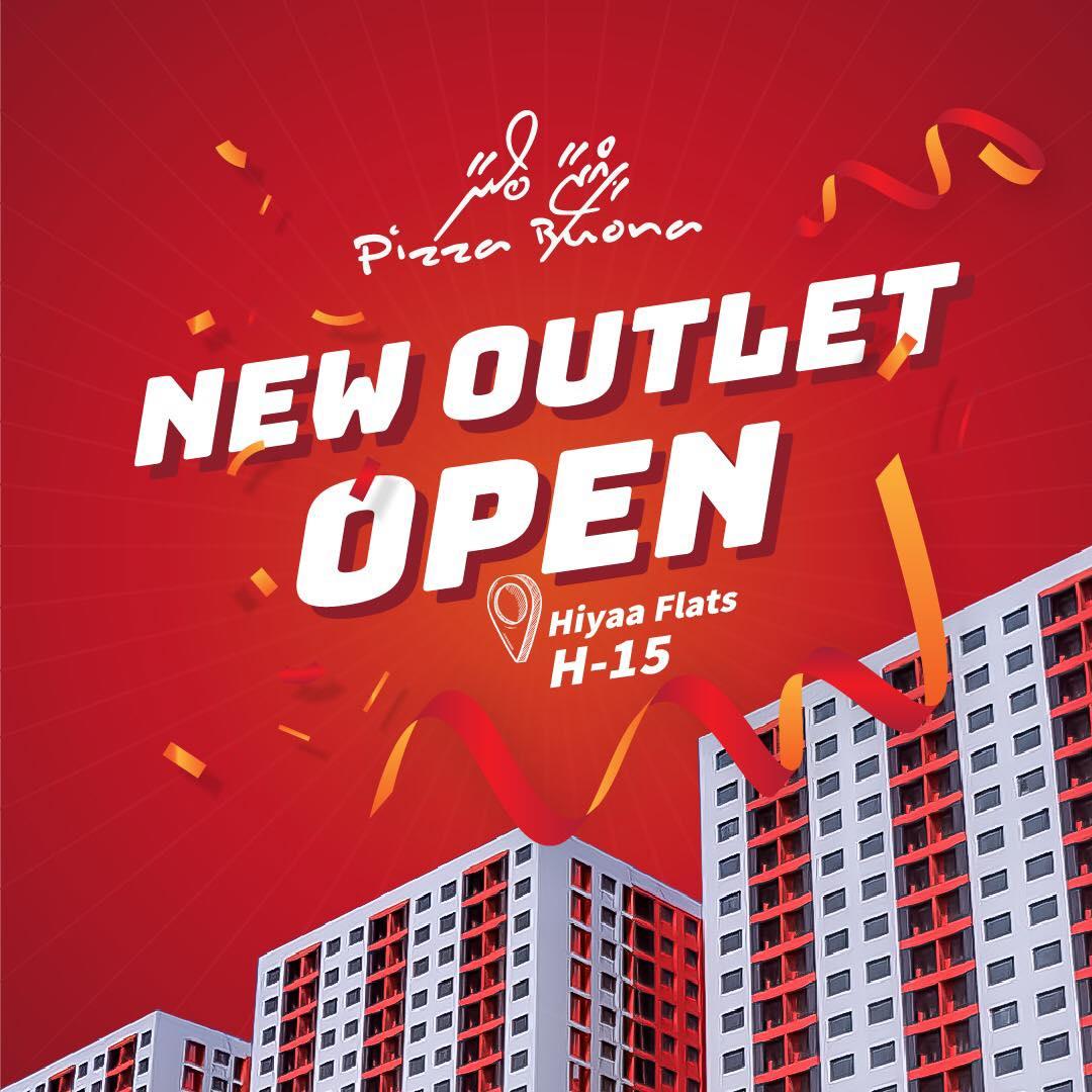 ޕިއްޒާ ބޯނާގެ އައުޓްލެޓެއް ހިޔާ ފްލެޓުގައި ހުޅުވައިފި