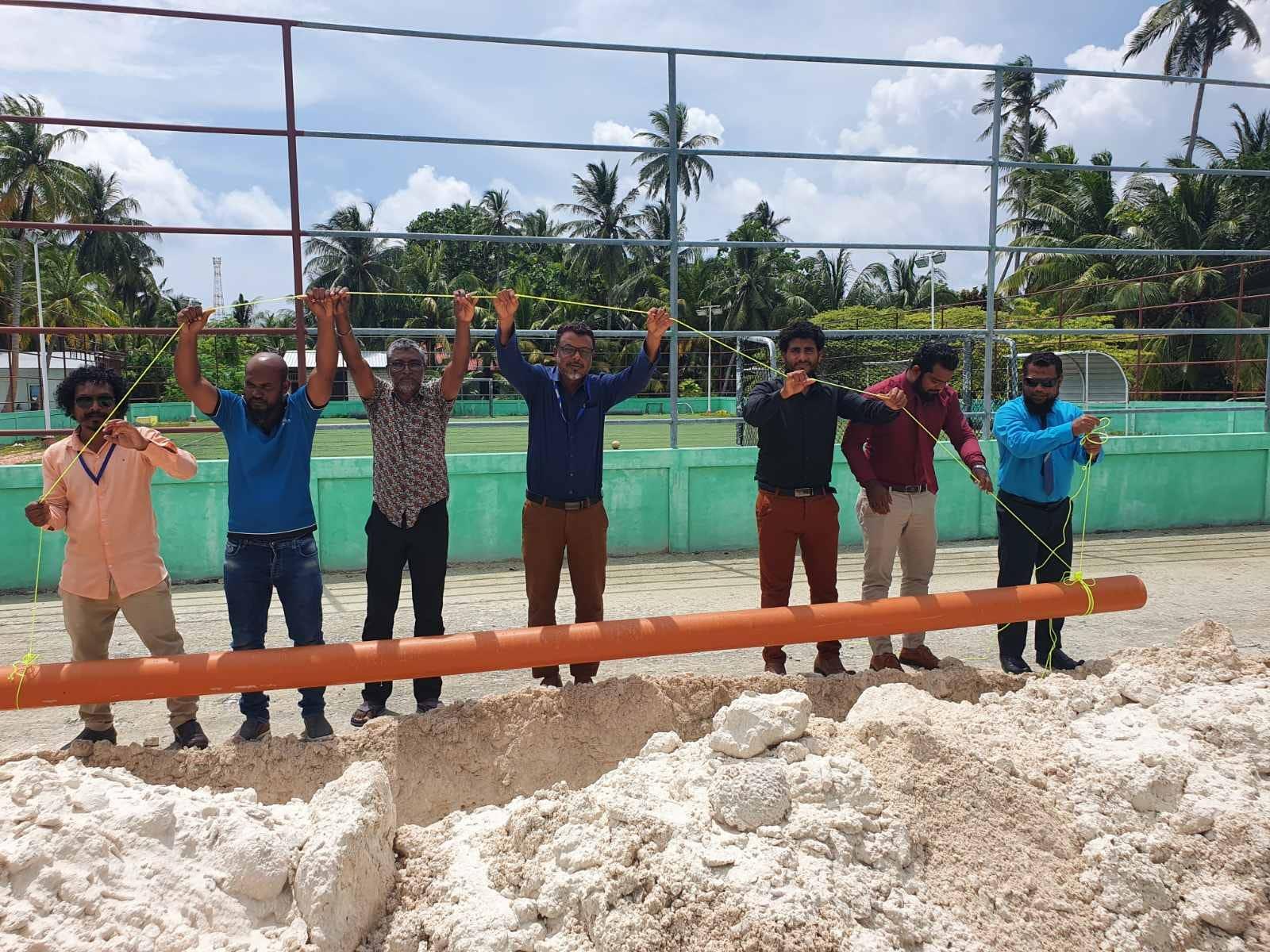 ރަތަފަންދޫގެ ފެނާއި ނަރުދަމާ ގާއިމްކުރުމުގެ އަމަލީ މަސައްކަތް ފަށައިފި