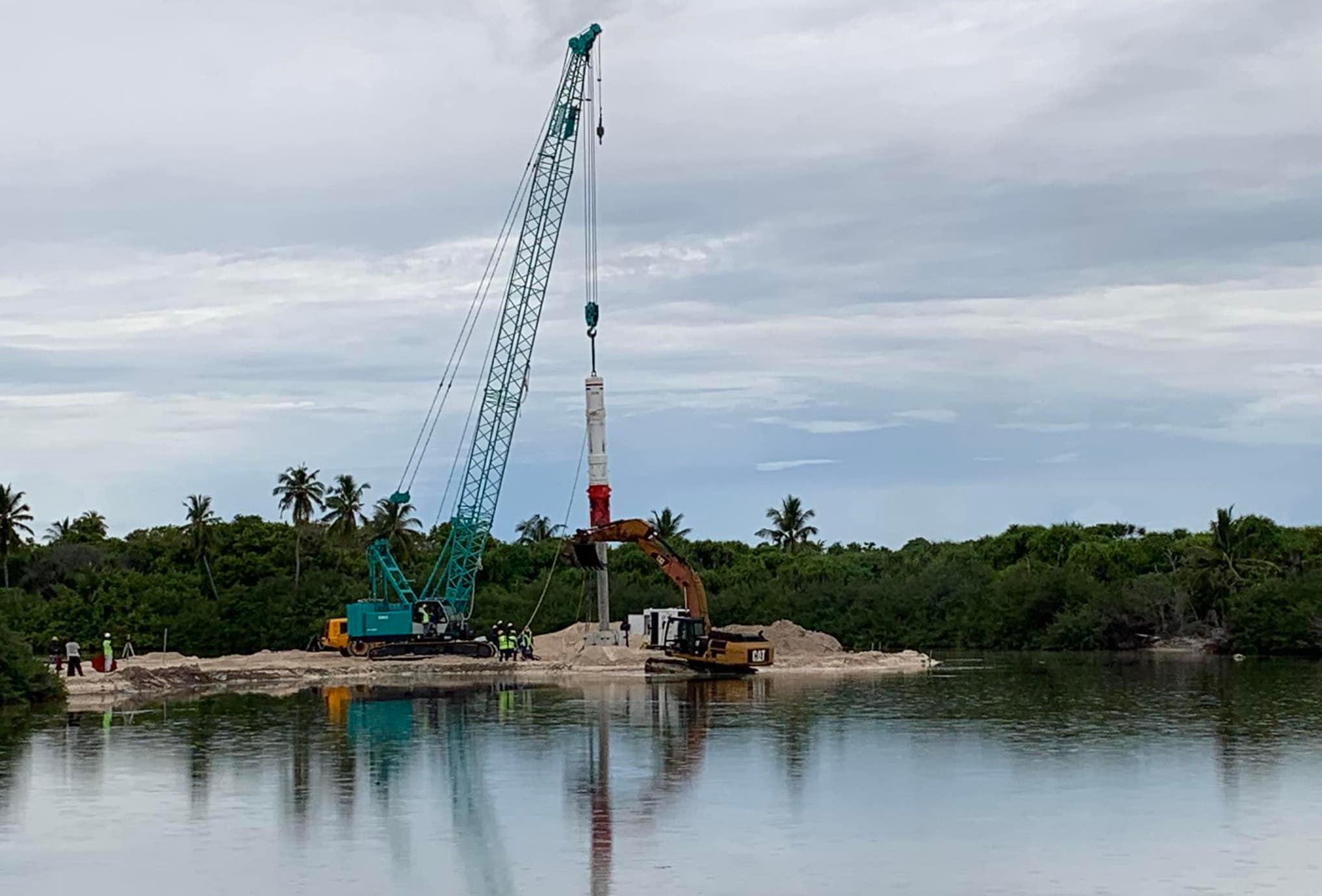 މަޑަވެލި ހޯނޑެއްދޫ ބްރިޖްތަކުގެ އަމަލީ މަސައްކަތް އެމްޓީސީސީން ފަށައިފި
