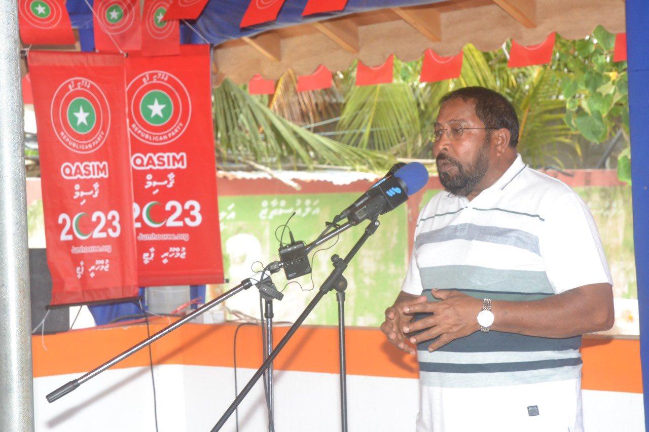 ކޮންމެ ރަށެއްގެ ބަނދަރު ސަރަހައްދުގައި މިސްކިތެއް ބިނާކޮށްދެއްވާނަން - ގާސިމް