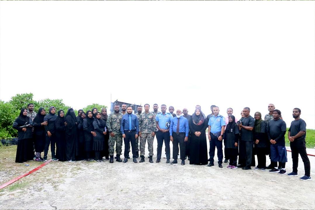 ނައިފަރުގައި "ކޮމިއުނިޓީ ވޮލަންޓިއަރ ފަޔަރ ފައިޓަރ ޓްރެއިނިންގ" ޕްރޮގްރާމެއް ހިންގައިފި