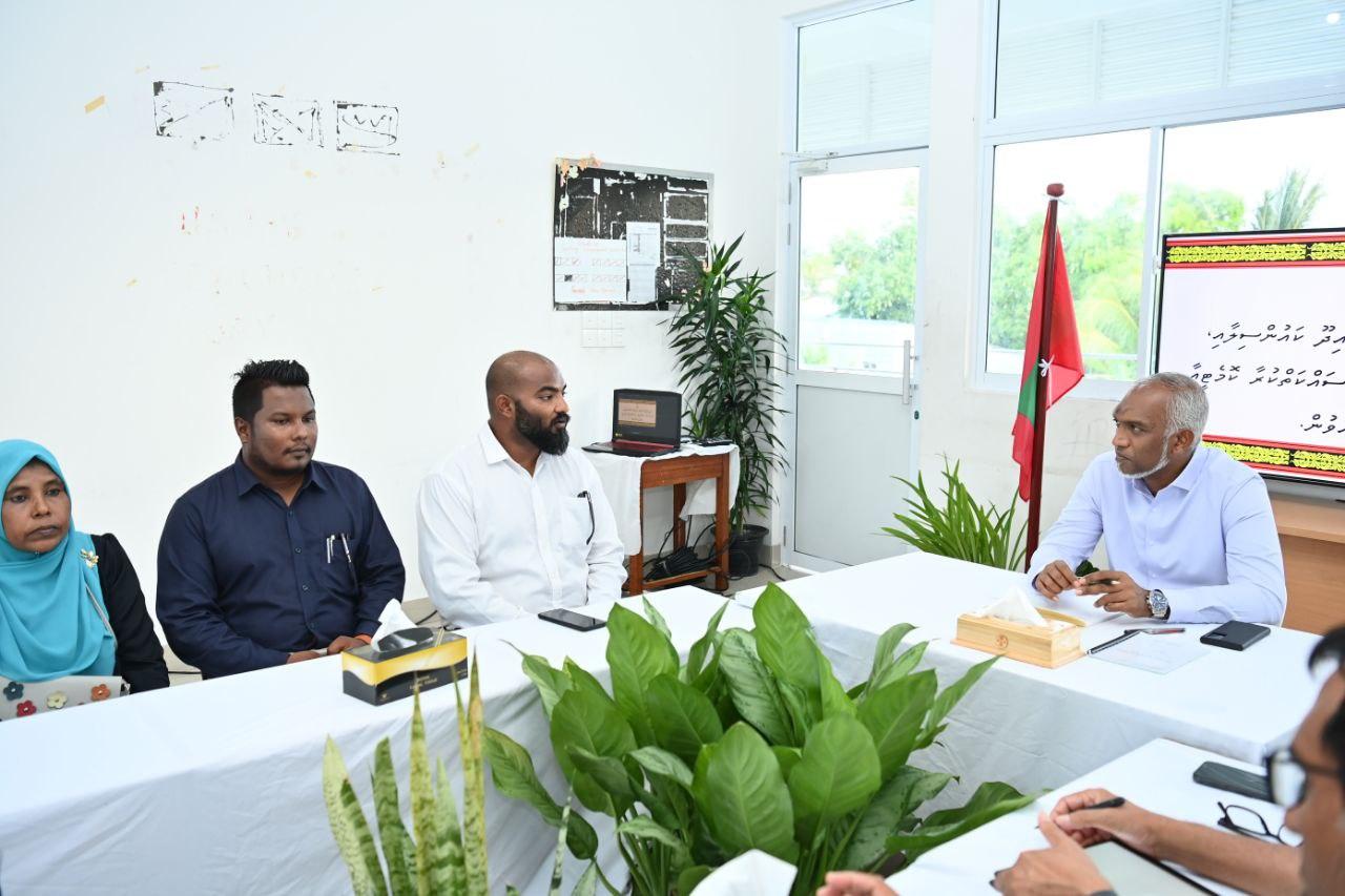 މާބައިދޫ ރަށްގިރުމުގެ މައްސަލައަށް އަވަސް ހައްލެއް ހޯއްދަވައިދެއްވުމަށް ރައީސްގެ އަރިހުގައި އެދިއްޖެ