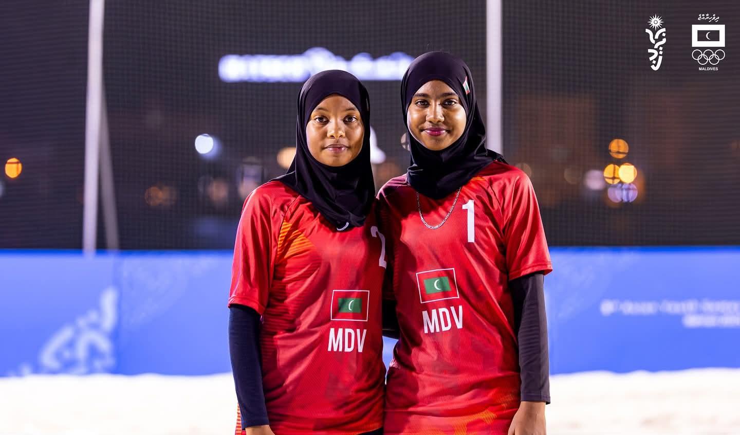 ރާއްޖޭގެ އަންހެން ޒުވާން ބީޗް ވޮލީބޯޅަ ޓީމަށް ތާރީޚީ ކާމިޔާބެއް