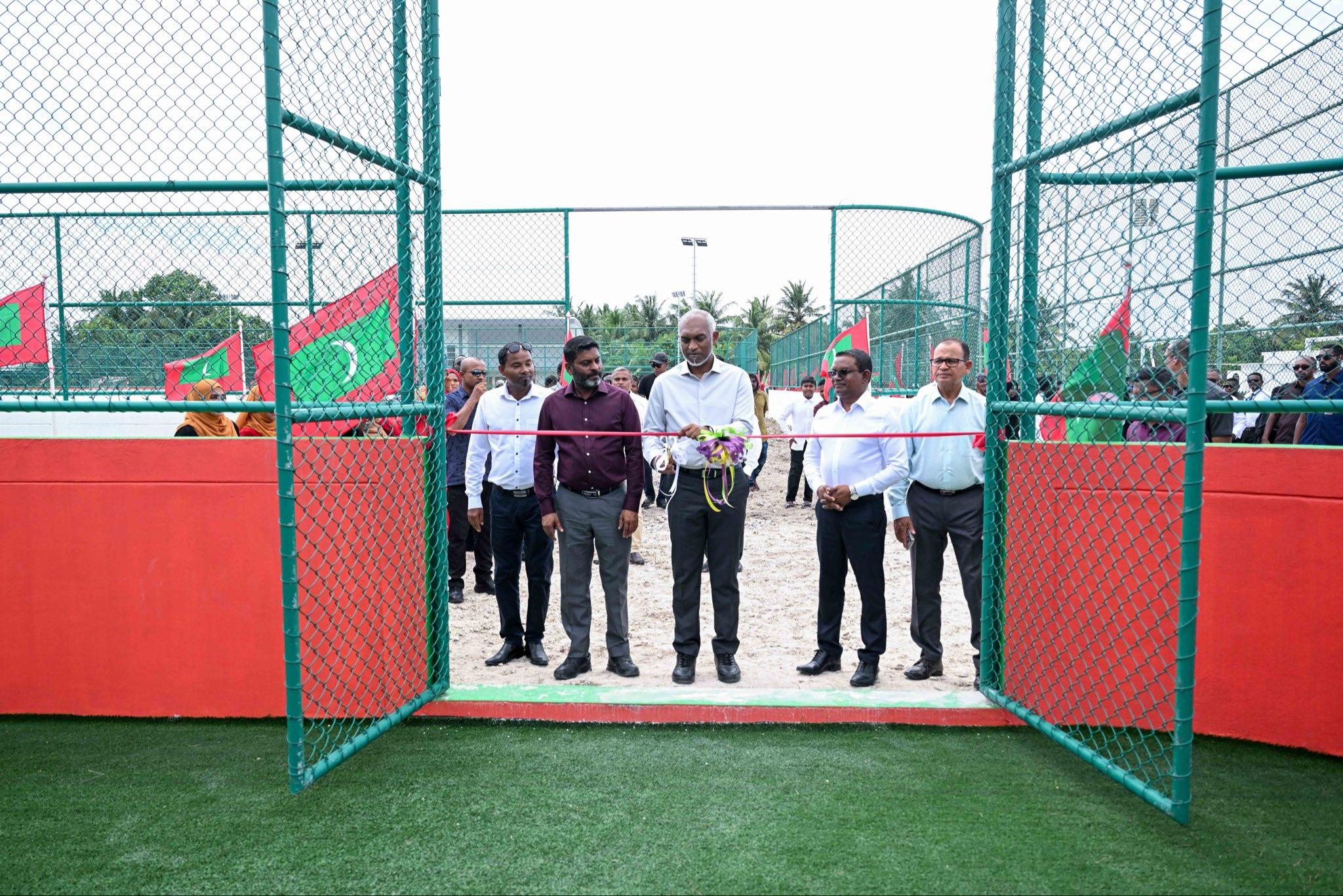 މިލަންދޫ ވޮލީކޯޓާއި ފުޓްސަލް ދަނޑު ހުޅުވައިފި