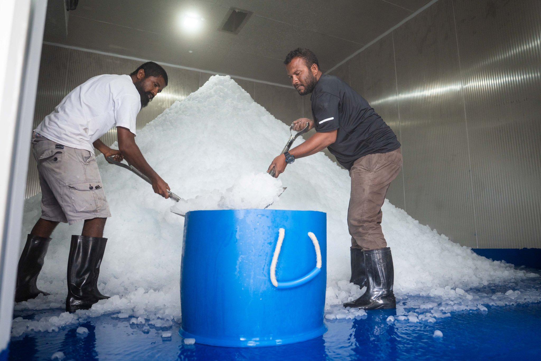 ދ ބަނޑިދޫއާއި މީދޫގައި ގާއިމްކުރި އައިސްޕްލާންޓުތައް ރަސްމީކޮށް ހުޅުވައިފި