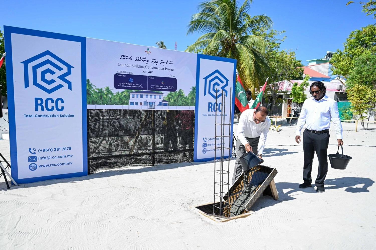 ދަނގެތީގައި ޢިމާރާތްކުރުމަށް ހަމަޖެހިފައިވާ ކައުންސިލް އައު ޢިމާރާތުގެ މަސައްކަތް ފަށައިފި