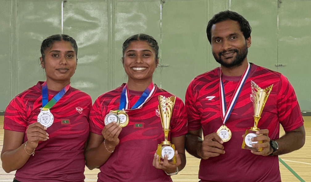 ޒެމްބިއާ އިންޓަރނޭޝަނަލް ބެޑްމިންޓަން ސީރީޒް 2025 ގައި މެޑެލް ހޯދި ދިވެހި ކުޅުންތެރިންނަށް ރައީސްގެ ތަހުނިޔާ!