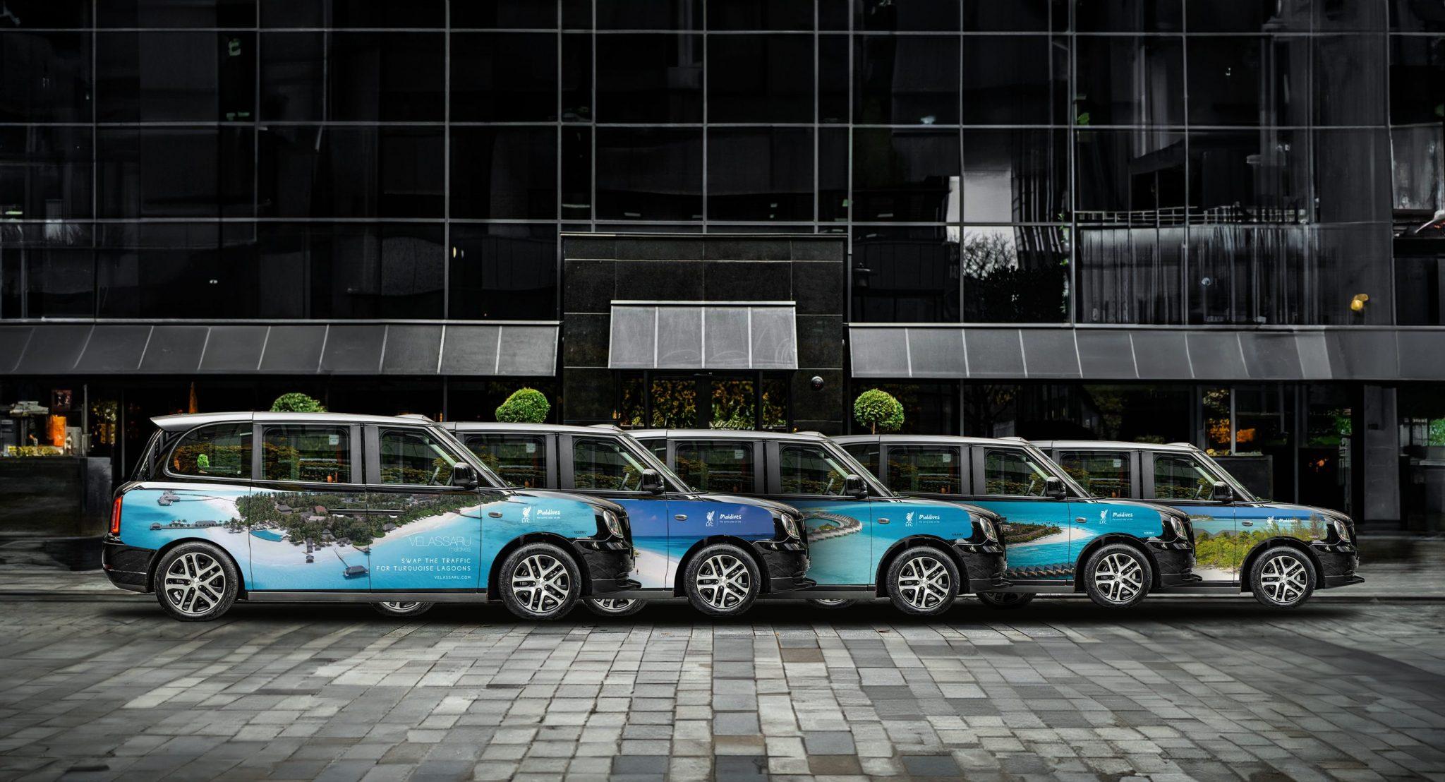 ރާއްޖެ އިޝްތިހާރު ކުރުމަށް ލަންޑަންގައި ޓެކްސީ ކެމްޕޭނެއް ފަށައިފި